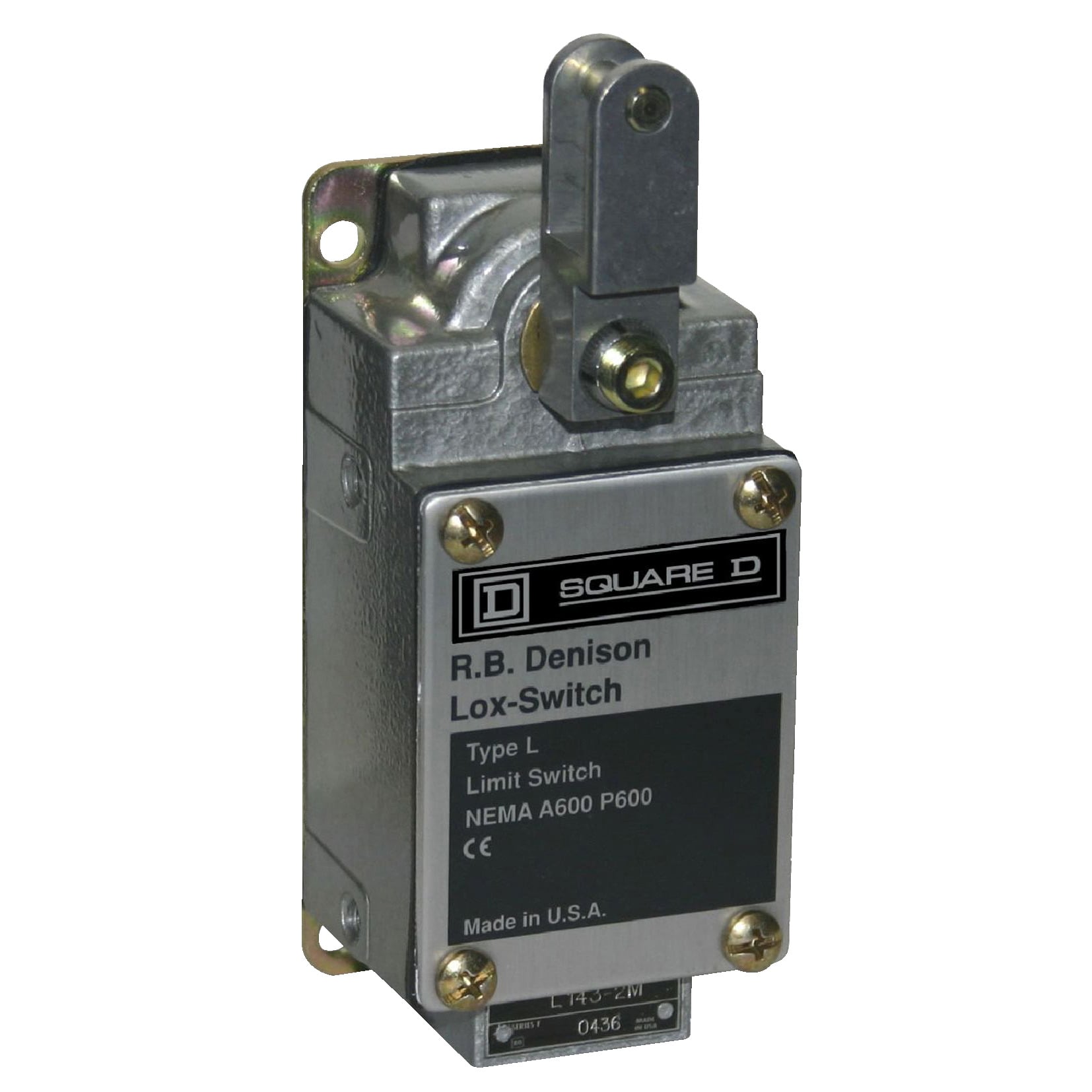 Limit switch, L140, cable 600 VAC 10 A t l