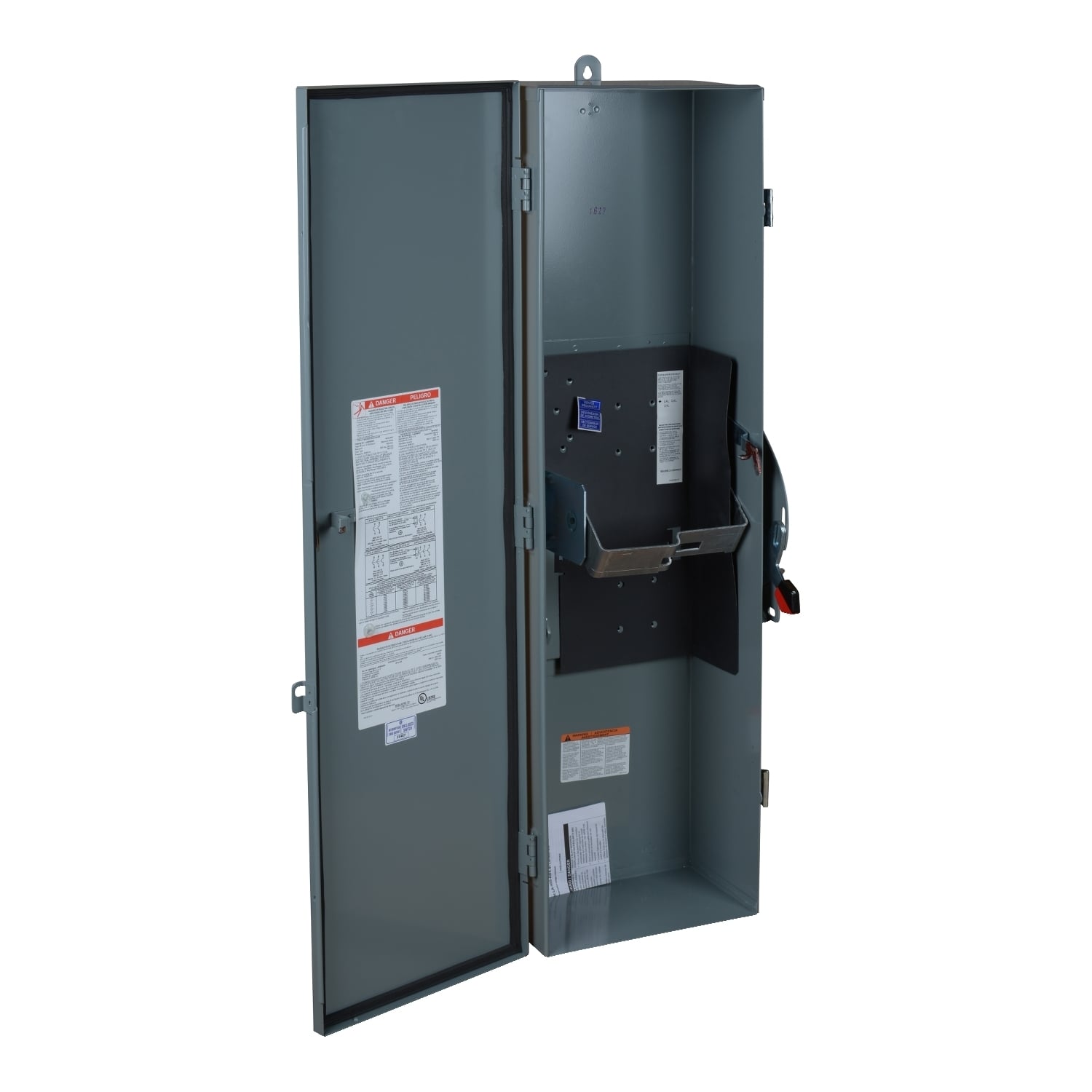 Circuit breaker enclosure, LA, 125A to 400A, 2 and 3 pole, NEMA 12/3R, without knockouts