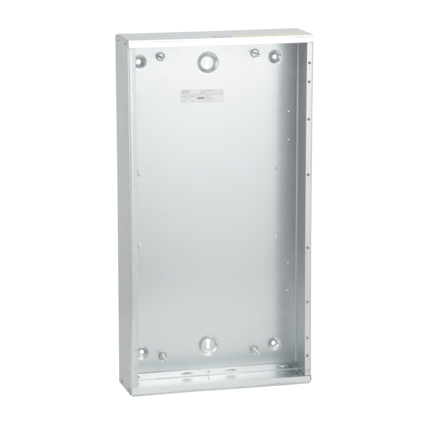 Panelboard enclosure box, NQ/NF, Type 1, blank end walls, 20in W x 38in H x 5.75in D