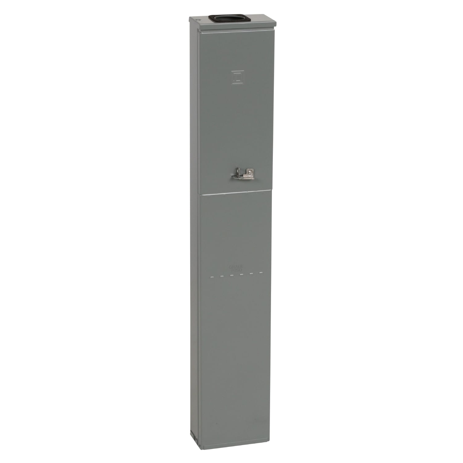 MP43X8PED MP Meter Pak, Wall Mount Pedestal for MP Meter Pak, for 2 Position, 125 Amp, 43 by 8 inch