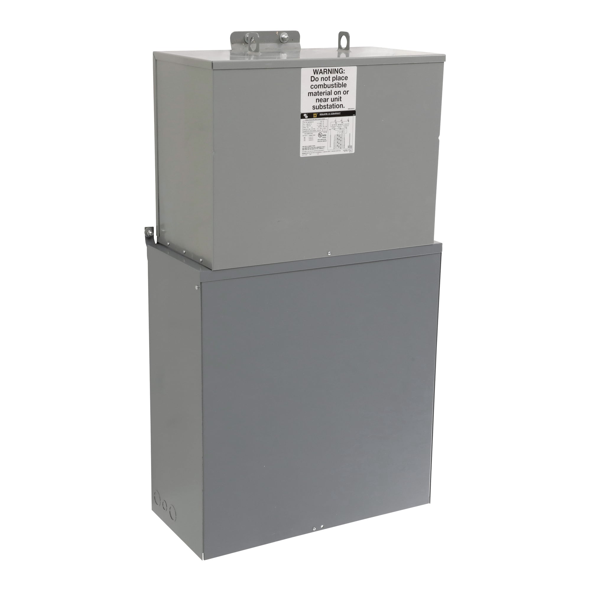 Mini Power Zone unit substation, bolt on branch, 3 phase, 30kVA, 480V primary, 208Y/120V secondary, Type 3R