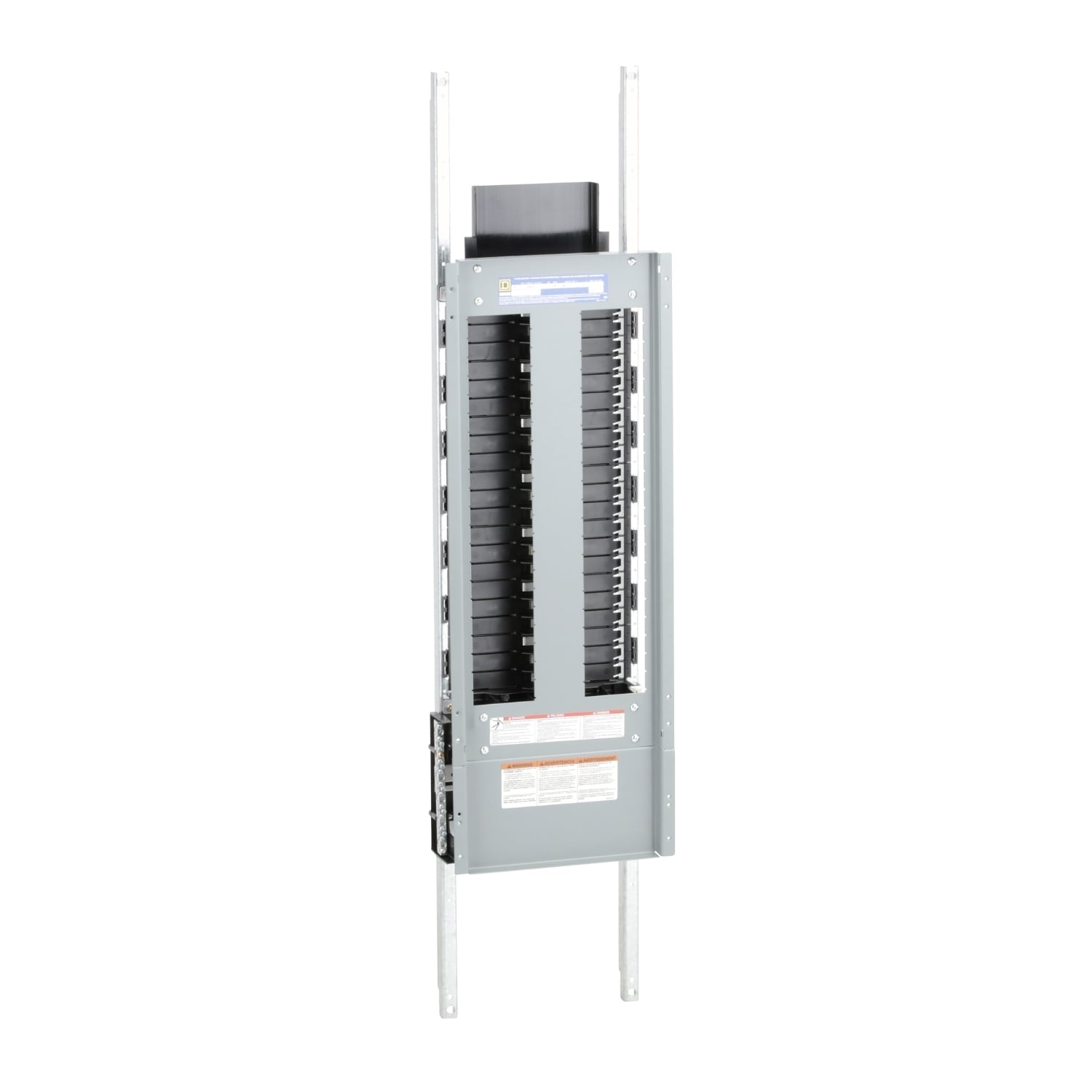 Panelboard interior, NF, main lugs, 400A, Cu bus, Al neutral assembly, 42 pole spaces, 3 phase, 4 wire, 600Y/347VAC max