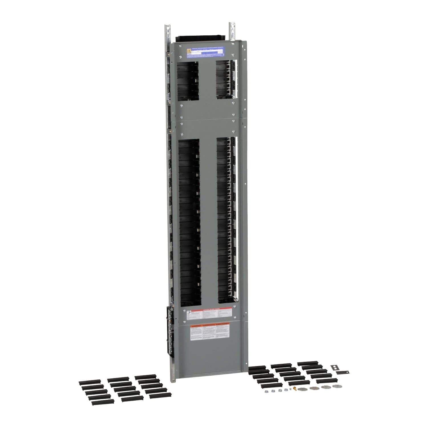Panelboard interior, NF, main lugs, 600A, Cu bus, Al neutral assembly, 42 pole spaces, 3 phase, 4 wire, 600Y/347VAC max