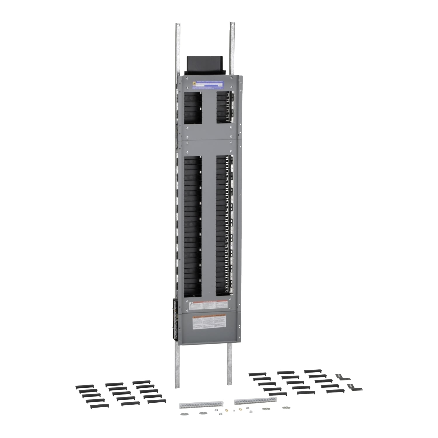 Panelboard interior, NF, main lugs, 400A, Al bus, 66 pole spaces, 3 phase, 4 wire, 600Y/347VAC max