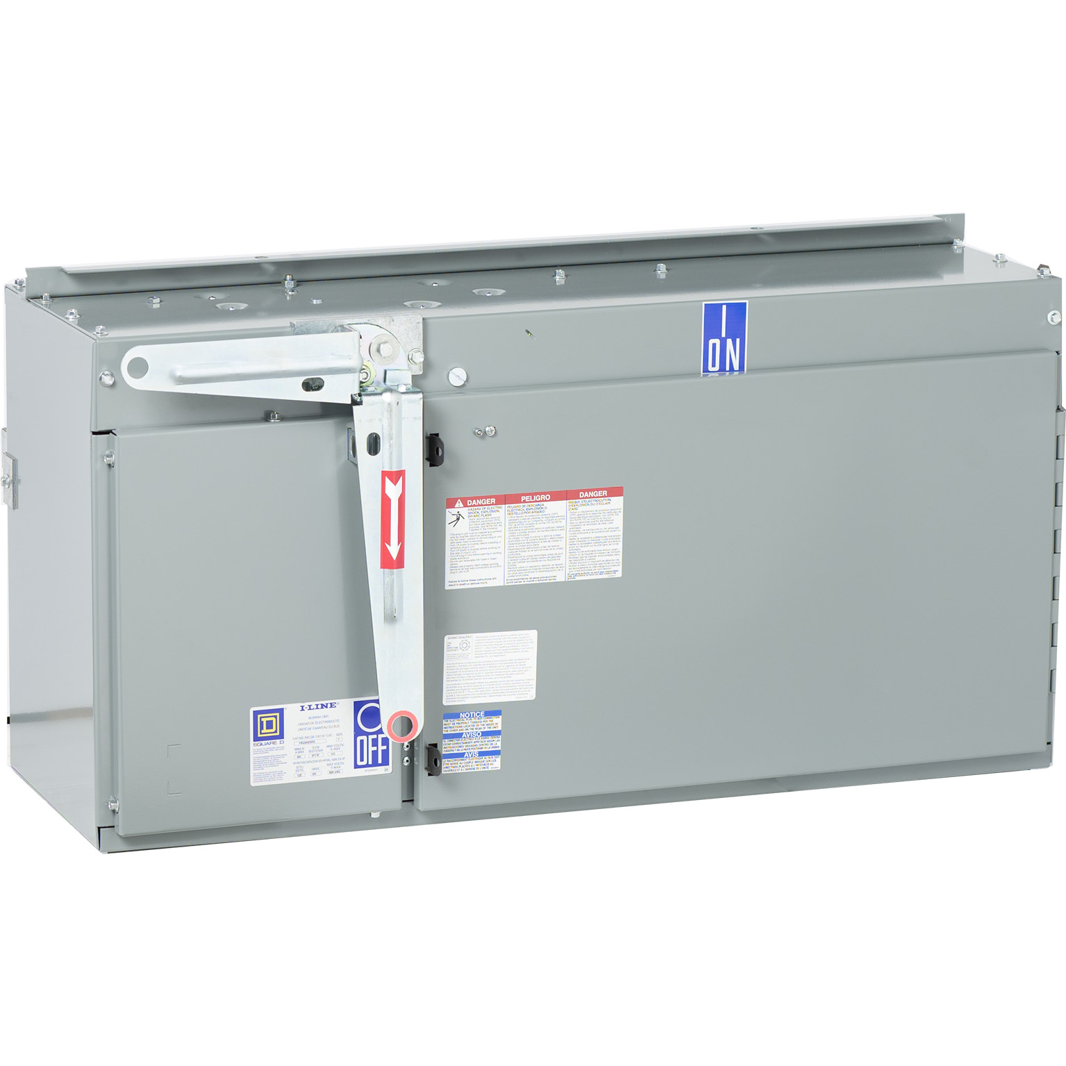 Busway I-Line Fusible Plug-in Unit, 400A, 600V, with R Fuse Reject, Copper Lugs