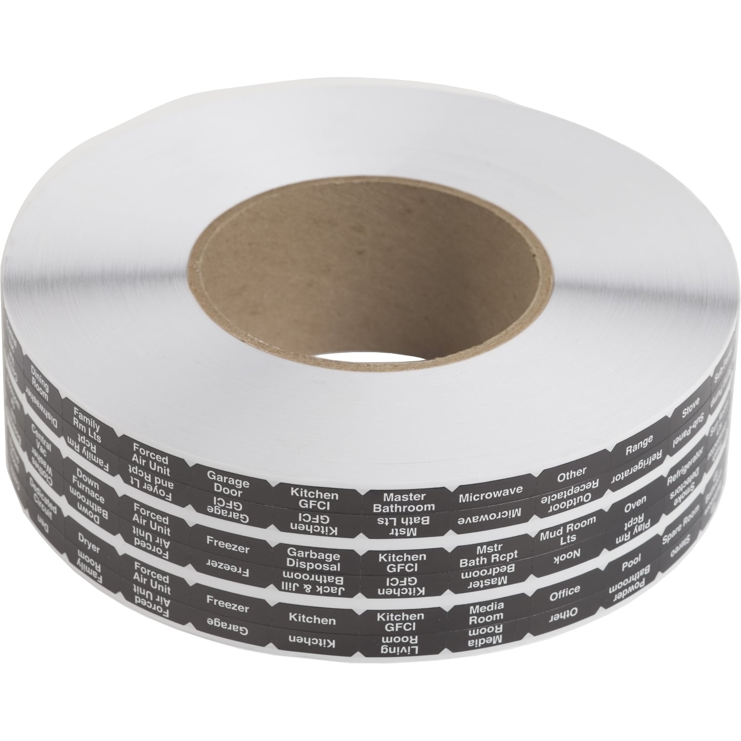 Load center accessory, QO, label, home directory, 1 thru 42