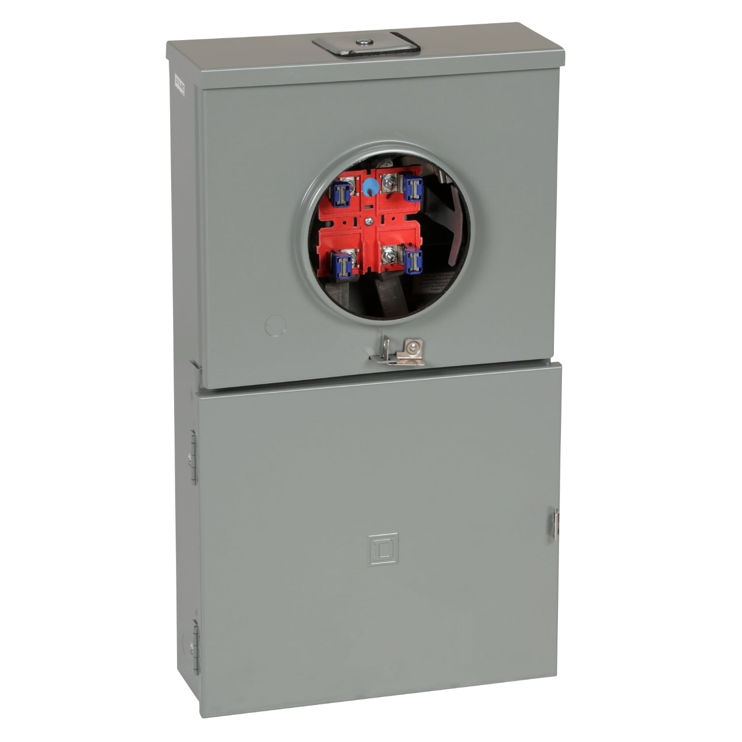 QC12L200C QO Meter Main, CSED, 200 Amp, 1 Phase, Ringless, No Bypass, OH, UG, 120/240V, Surface, max 12 Spaces