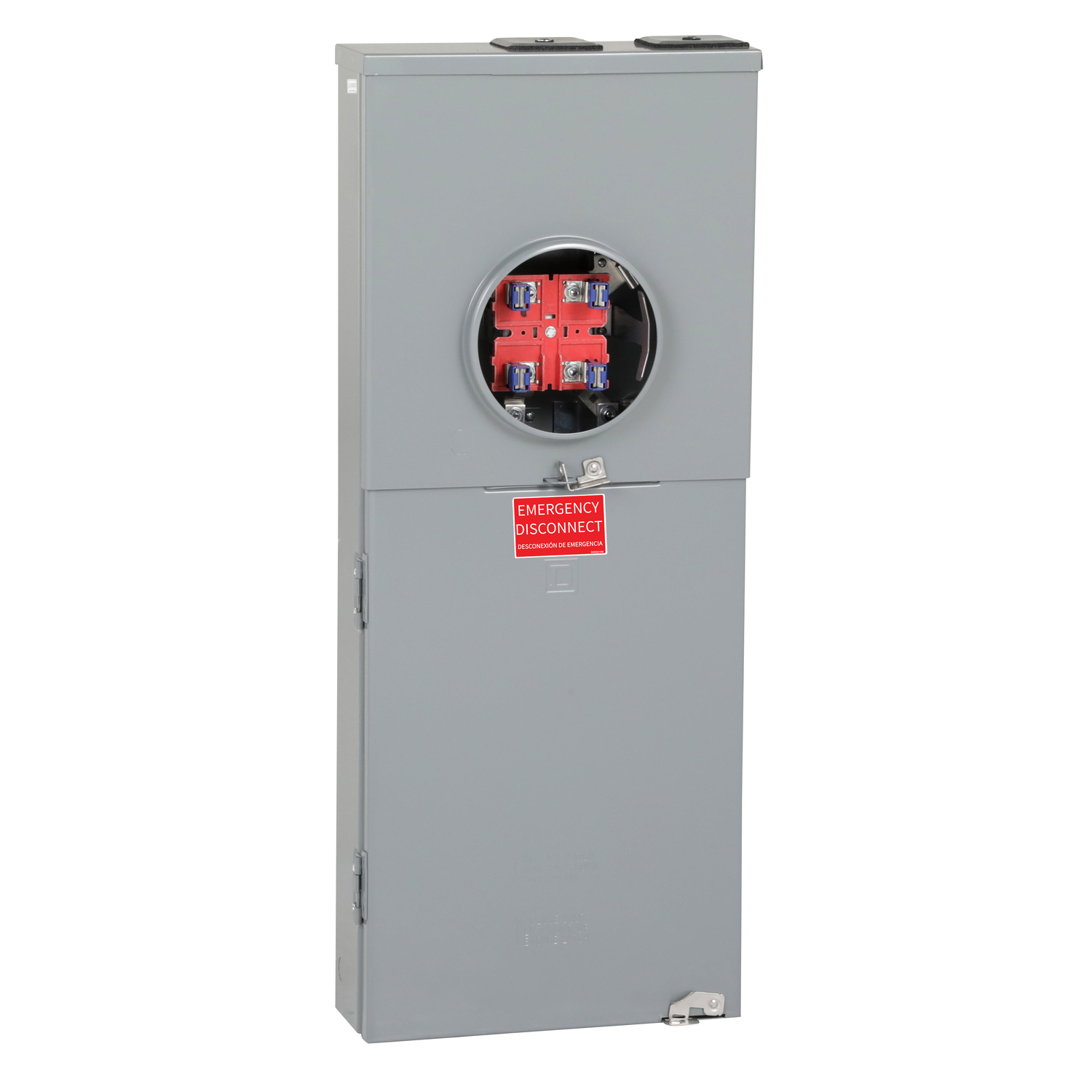 QC2442M200C QO All-in-one Meter Socket, CSED, 200 Amp, Ringless, No Bypass, OH, UG, 24 Spaces, 42 Circuits, 22kA SSCR, Solar-ready