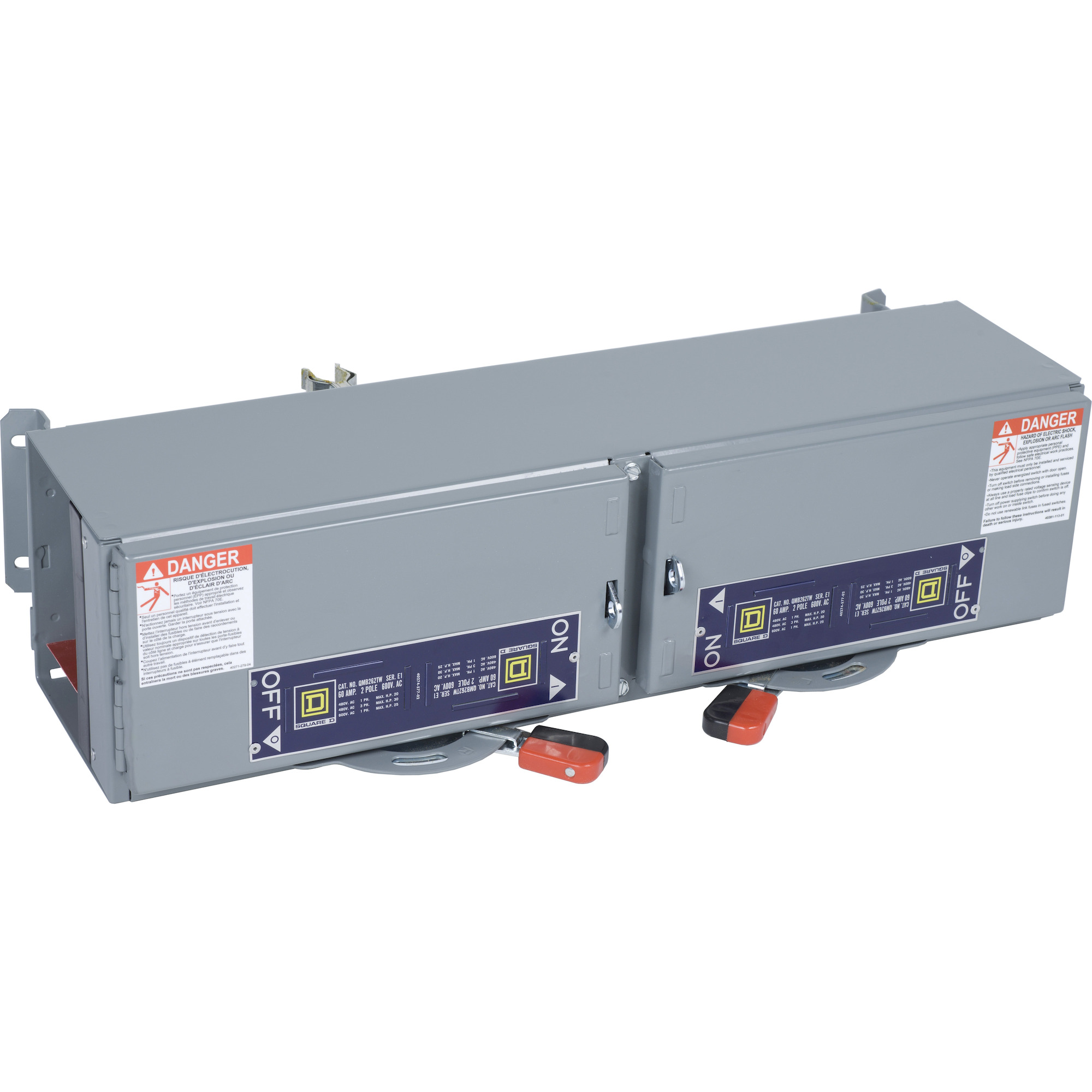 60A-60A 4.5 Inch 2P 240VAC Fusible Switch