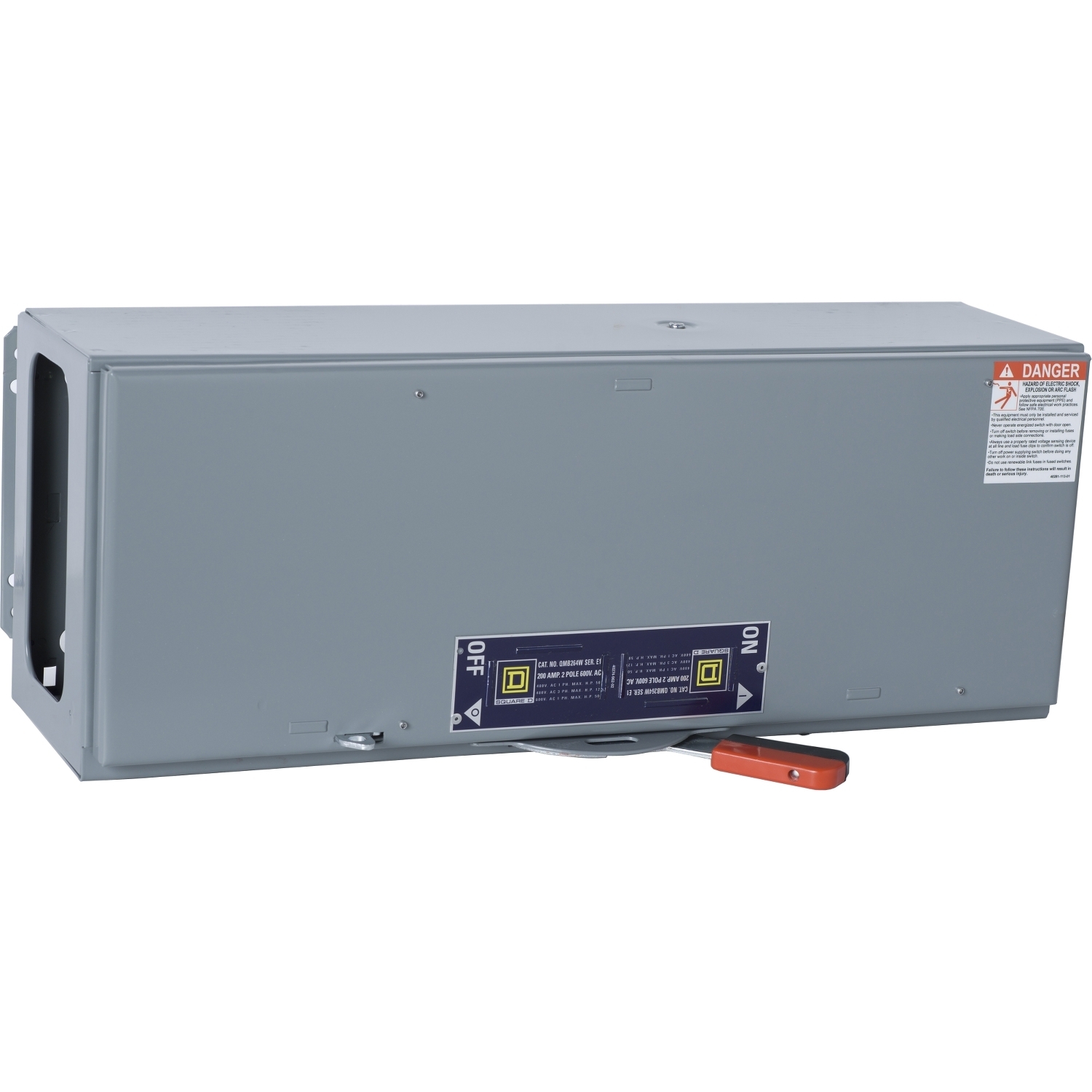 200A 9 Inch 2P 240VAC Fusible Switch