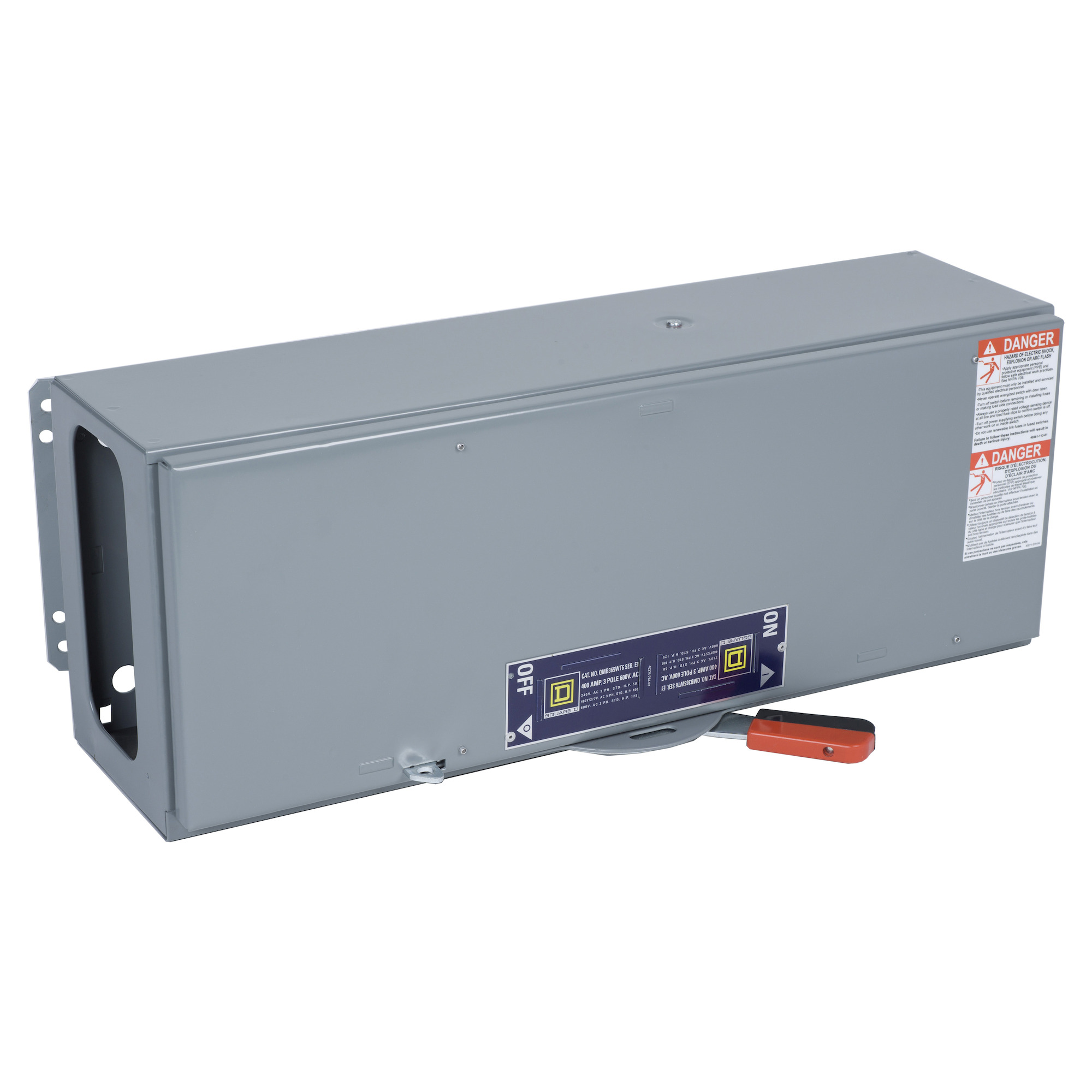 400A 9 Inch 3P 240VAC Fusible Switch