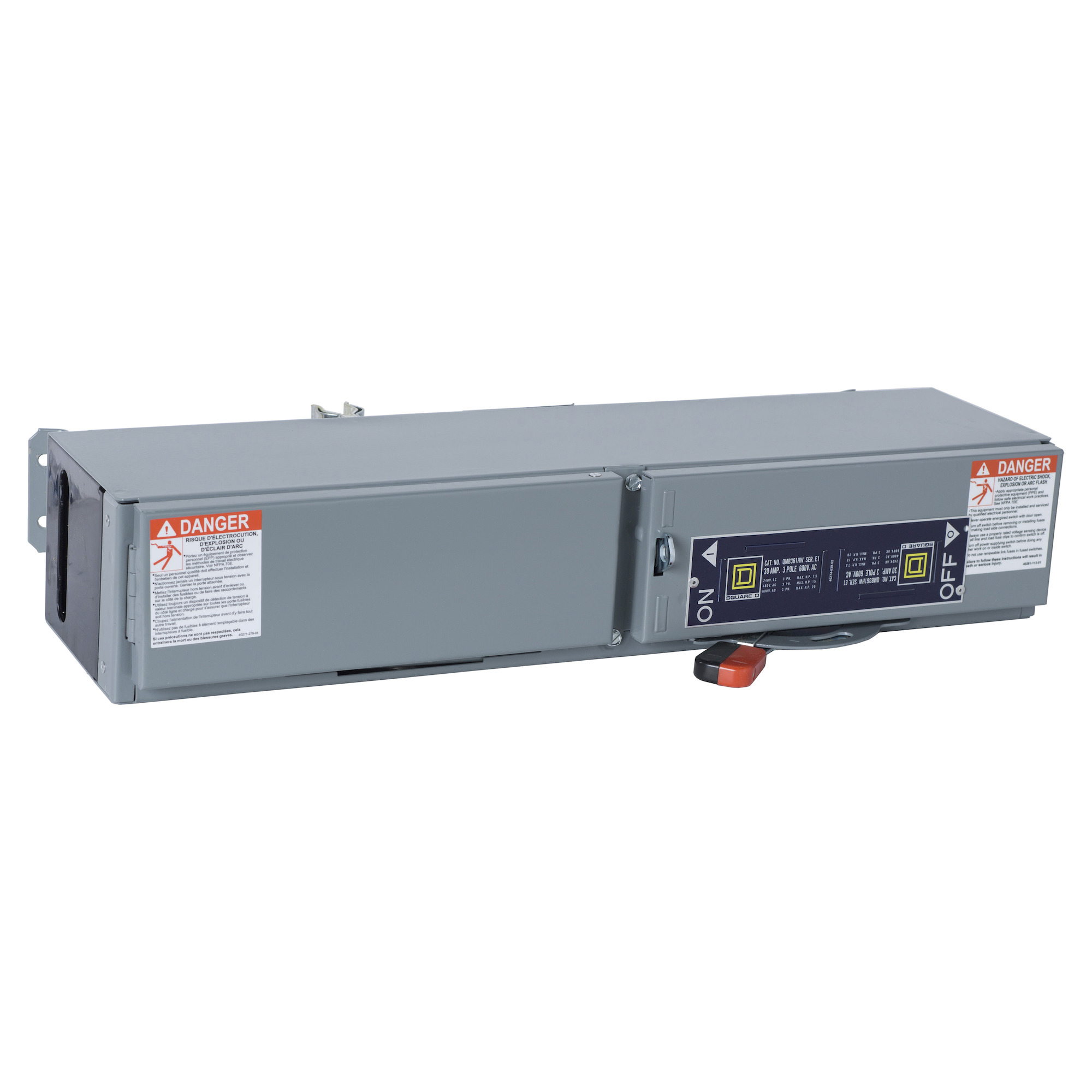 60A-Blank 6 Inch 3P 600VAC Fusible Switch