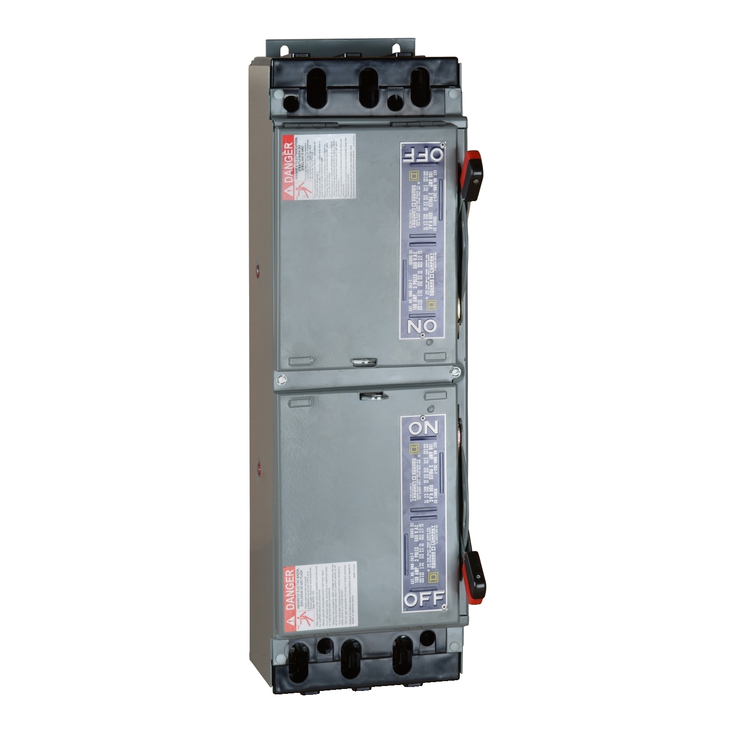 Fusible switch, QMB, 100A to 100A, 600VAC, 3 pole, 15hp, 7.5in