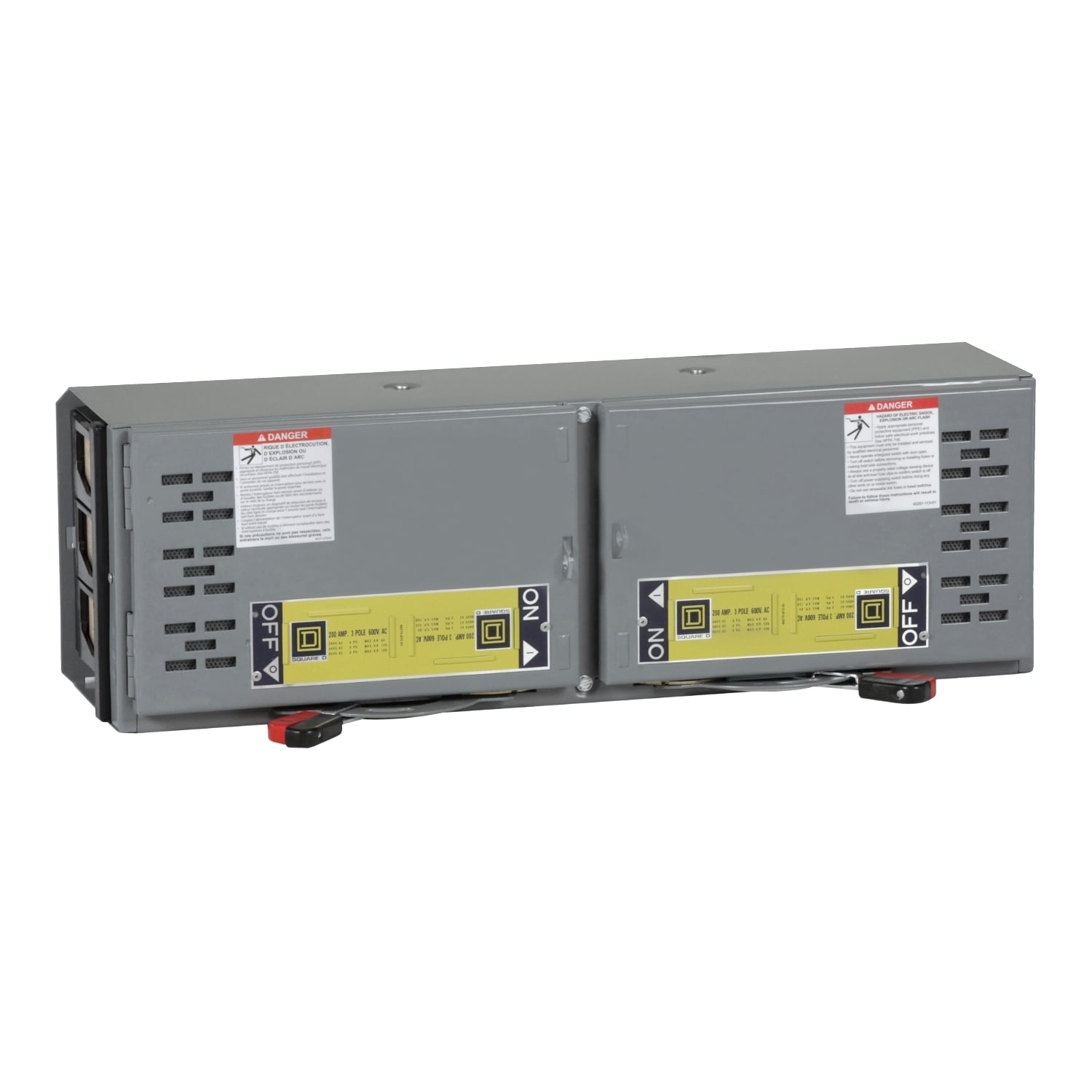 Switch unit, QMJ fusible panelboards, 200A to 200A, 600VAC, 7.5 inch, 3 pole, 150hp @ 600VAC max