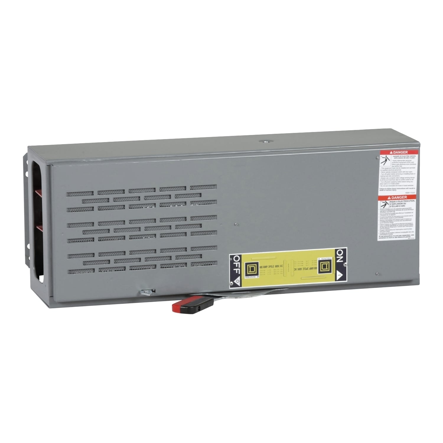 Fusible Switch, QMJ, 400A to 400A, 600VAC, 3 pole, 350hp, 9in