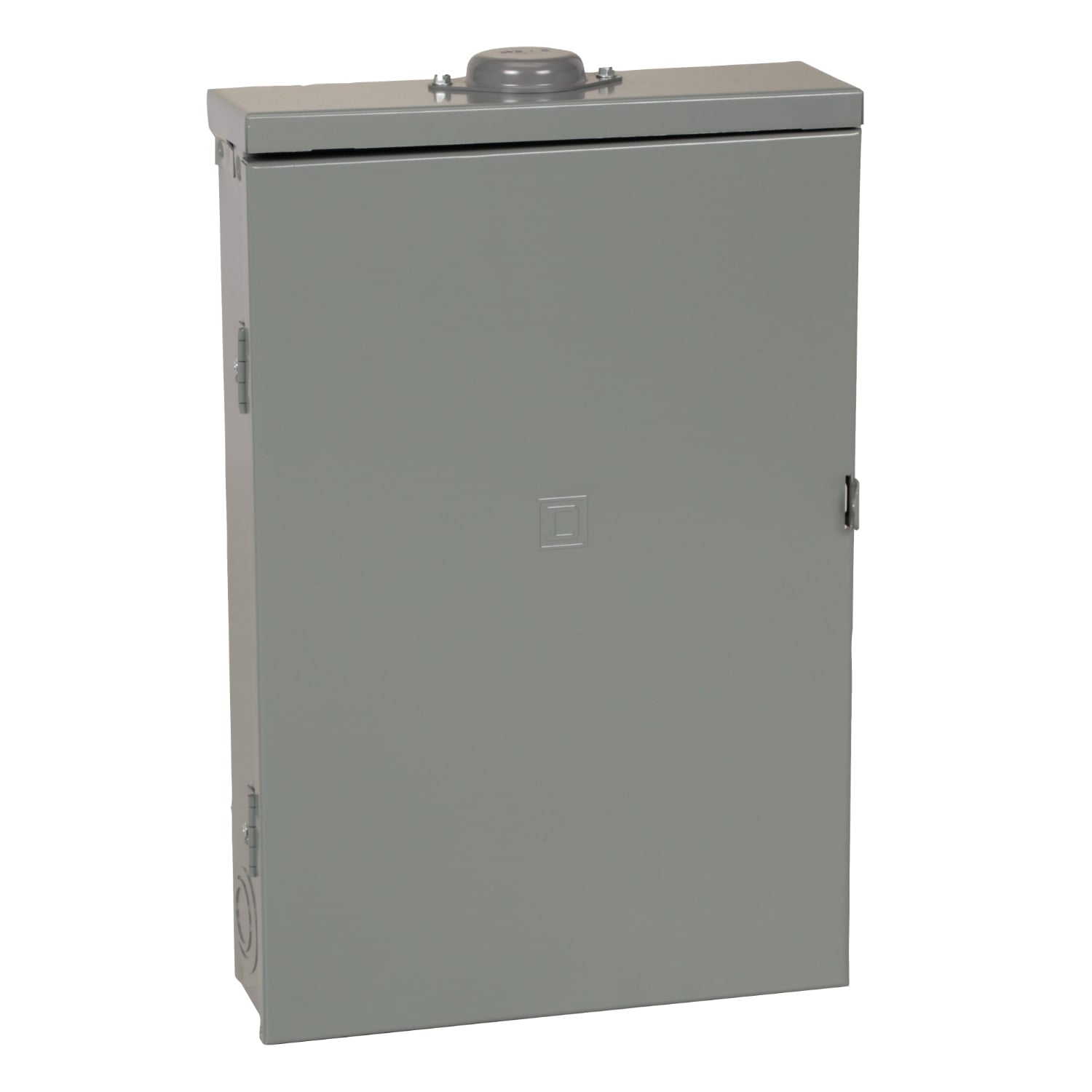Load center, QO, 1 phase, 24 spaces, 34 circuits, 125A convertible main lugs, PoN, NEMA3R, gnd bar