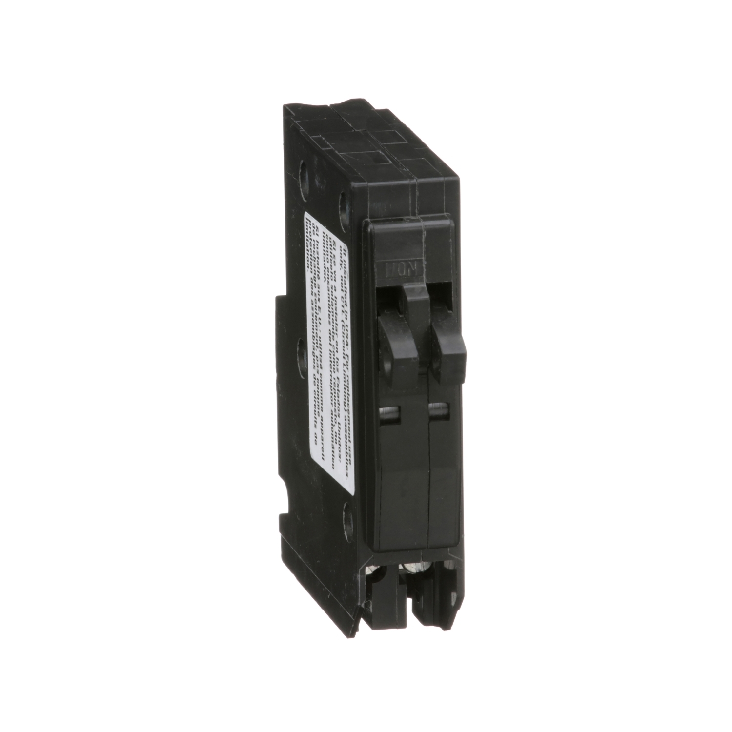 Tandem mini circuit breaker, QO, 1 x 1 pole at 15A, 1 x 1 pole at 30A, 120/240VAC, 10kA, plug in