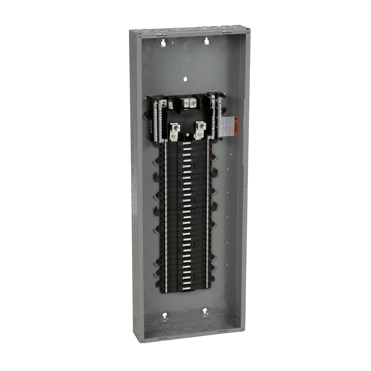Load center, QO, 1 phase, 54 spaces, 64 circuits, 225A convertible main lugs, PoN, NEMA1, gnd bar