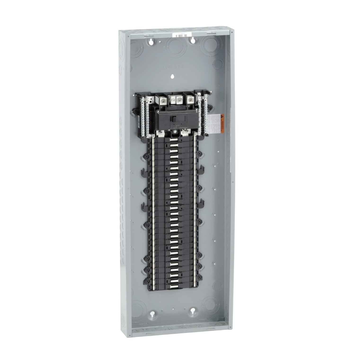 Load center, QO, 1 phase, 54 spaces, 64 circuits, 200A convertible main breaker, PoN, NEMA1
