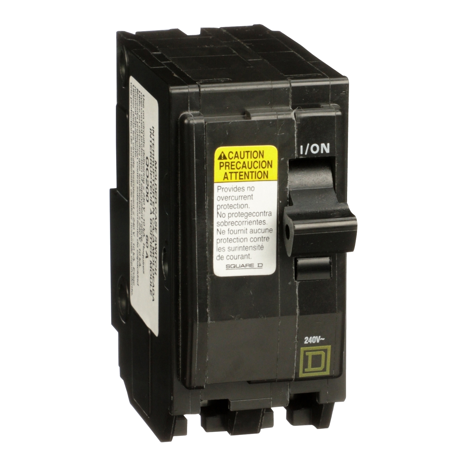 QO200 Miniature Circuit Breaker, 60 Amp, 2 Pole, 240V