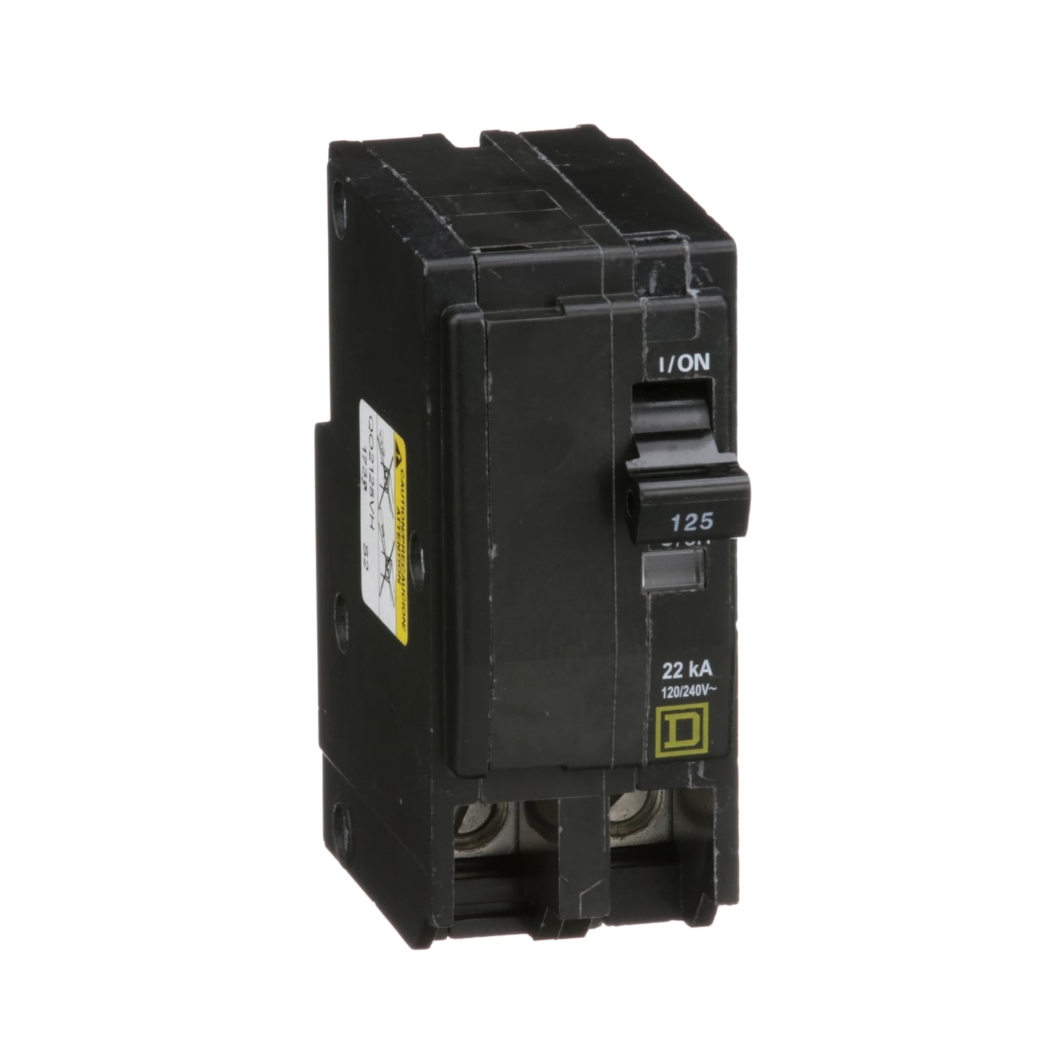 QO2125VH Miniature Circuit Breaker, 125 Amp, 2 Pole, 120/240V