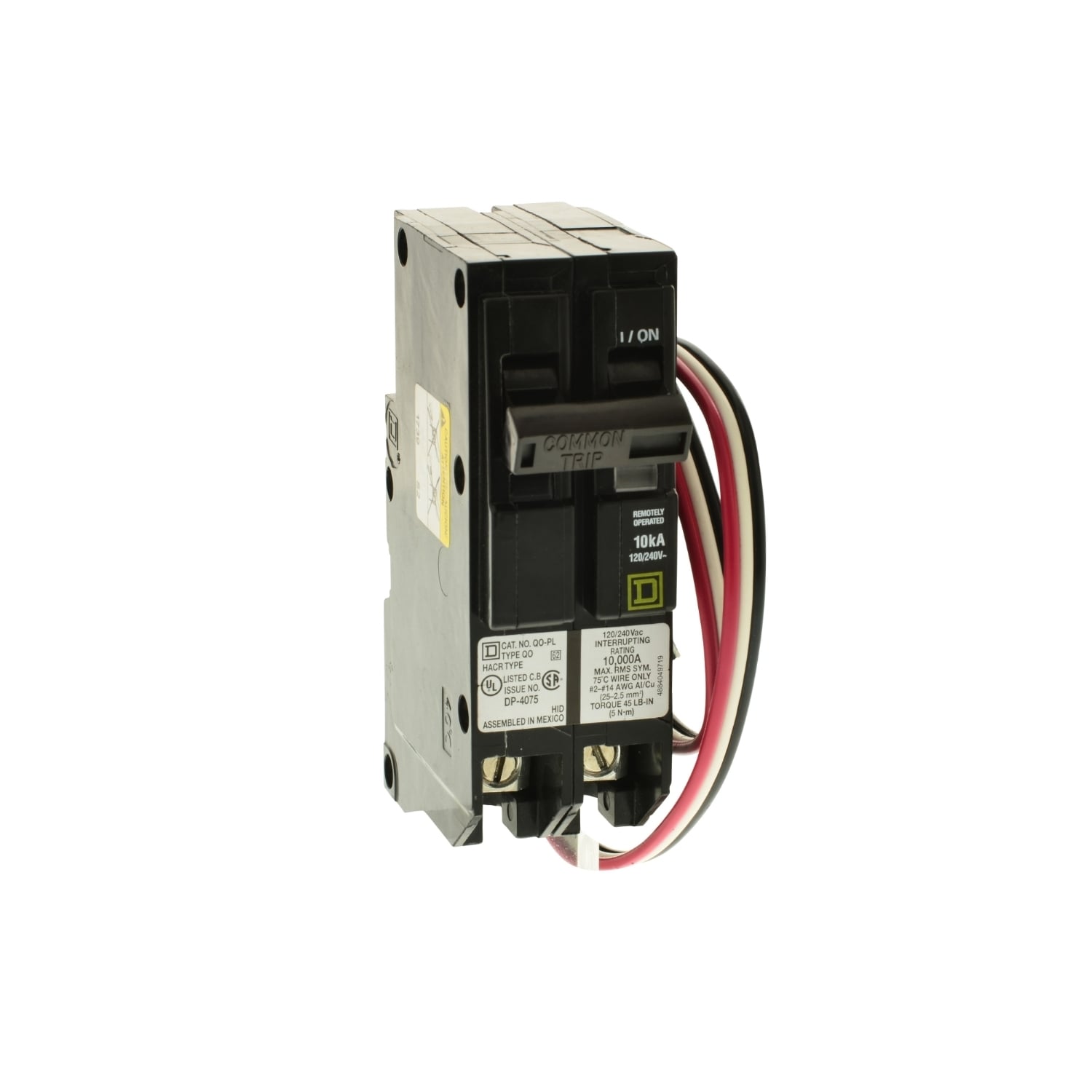QO230PL Miniature Circuit Breaker, 30 Amp, 2 Pole, 120/240V