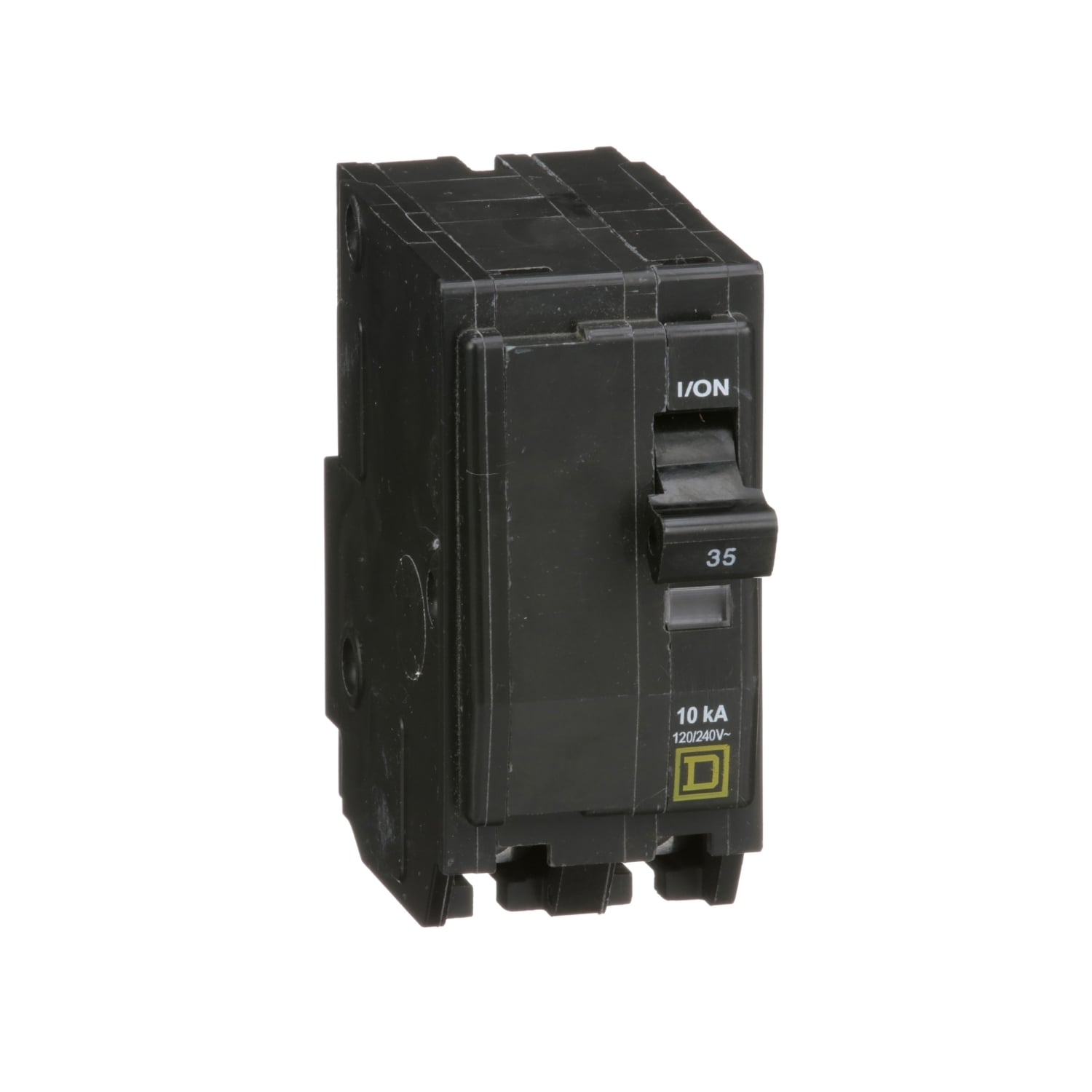 Mini circuit breaker, QO, 35A, 2 pole, 120/240VAC, 10kA, plug in