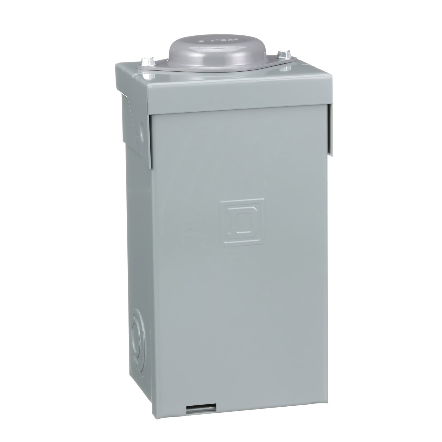 Load center, QO, 1 phase, 2 spaces, 4 circuits, 70A fixed main lugs, NEMA3R