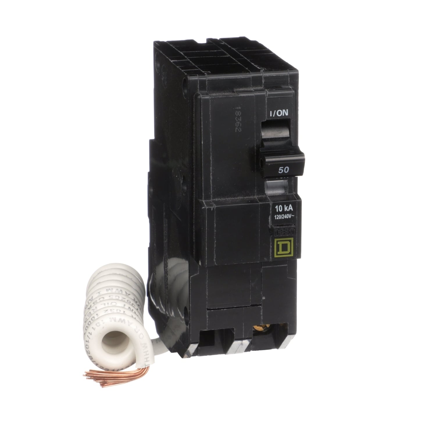 QO250EPD Miniature Circuit Breaker, 50 Amp, 2 Pole, 120/240V