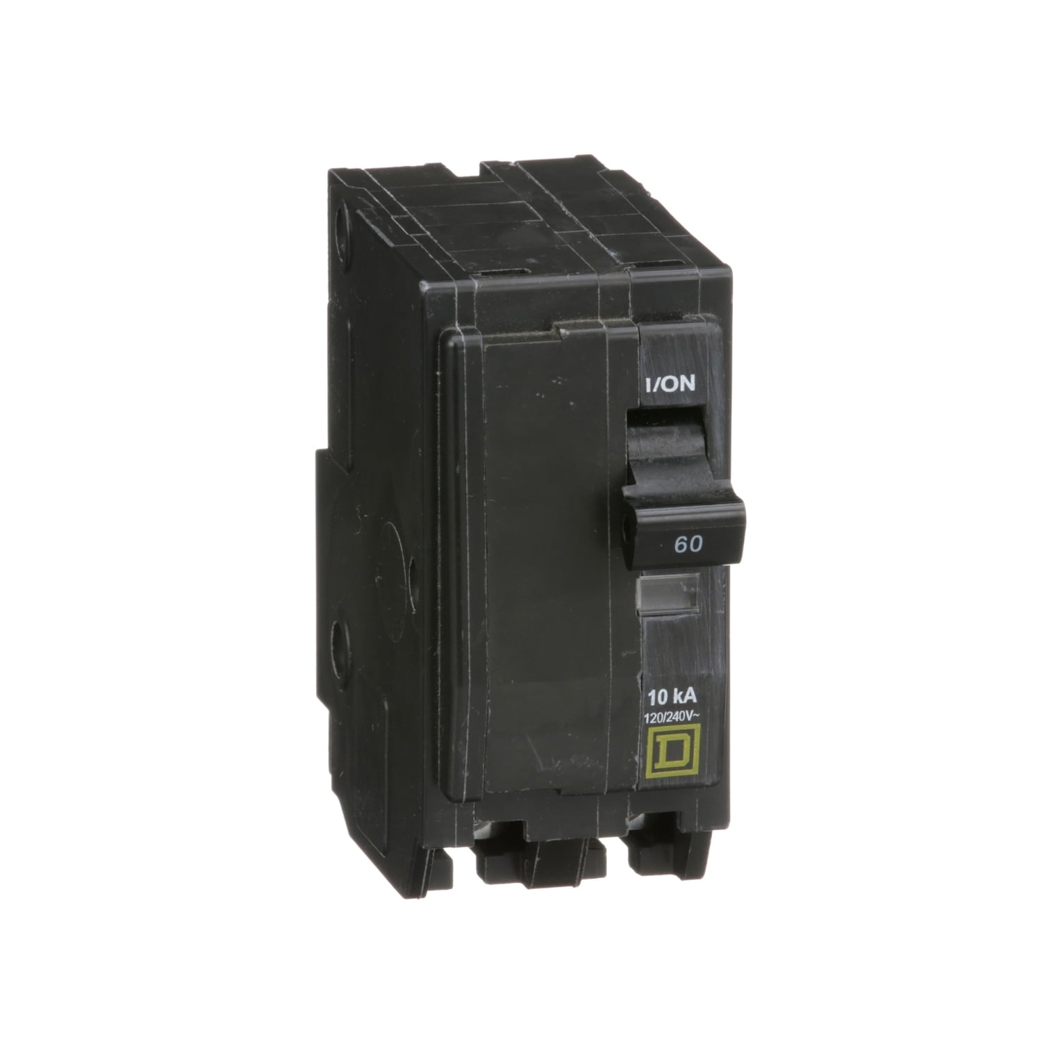 Mini circuit breaker, QO, 60A, 2 pole, 120/240VAC, 10kA, plug in