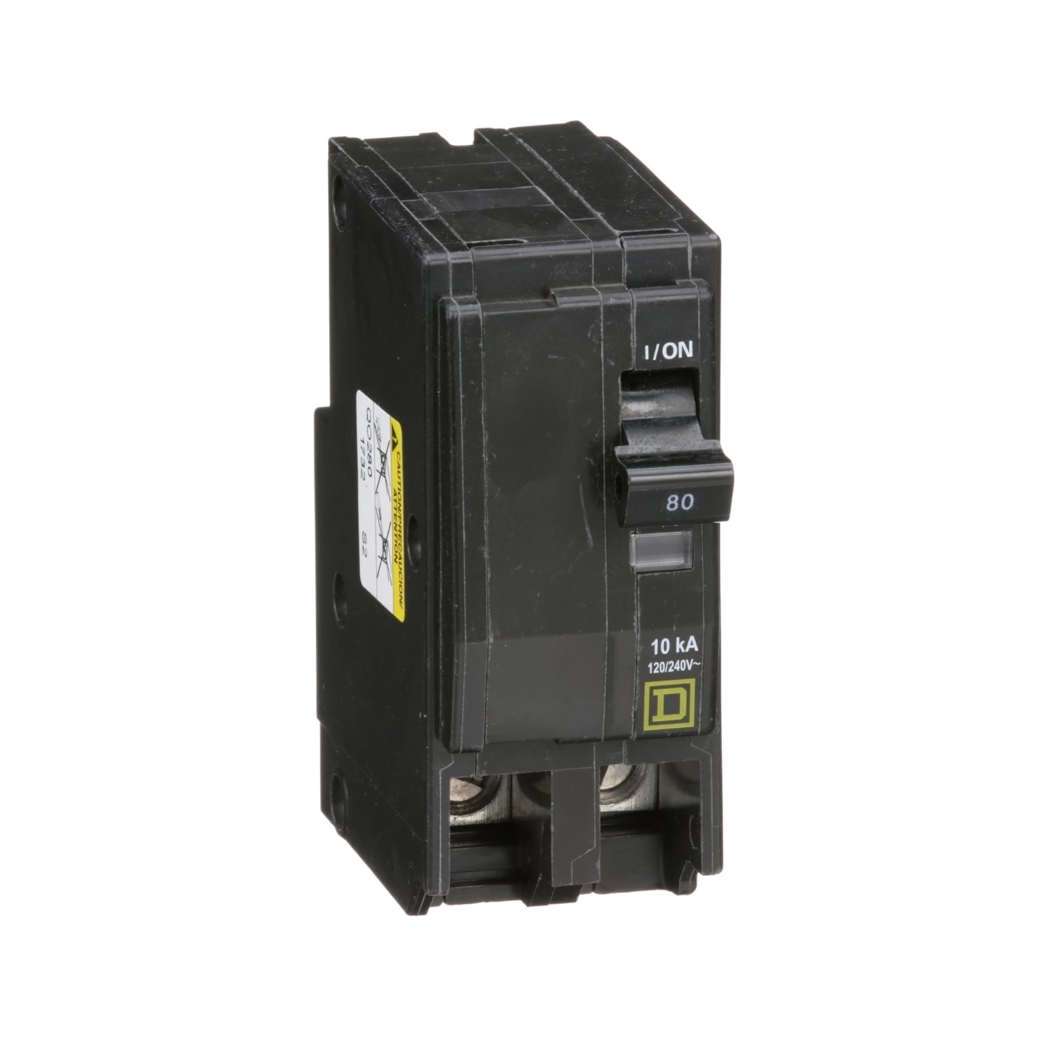 QO280 Miniature Circuit Breaker, 80 Amp, 2 Pole, 120/240V