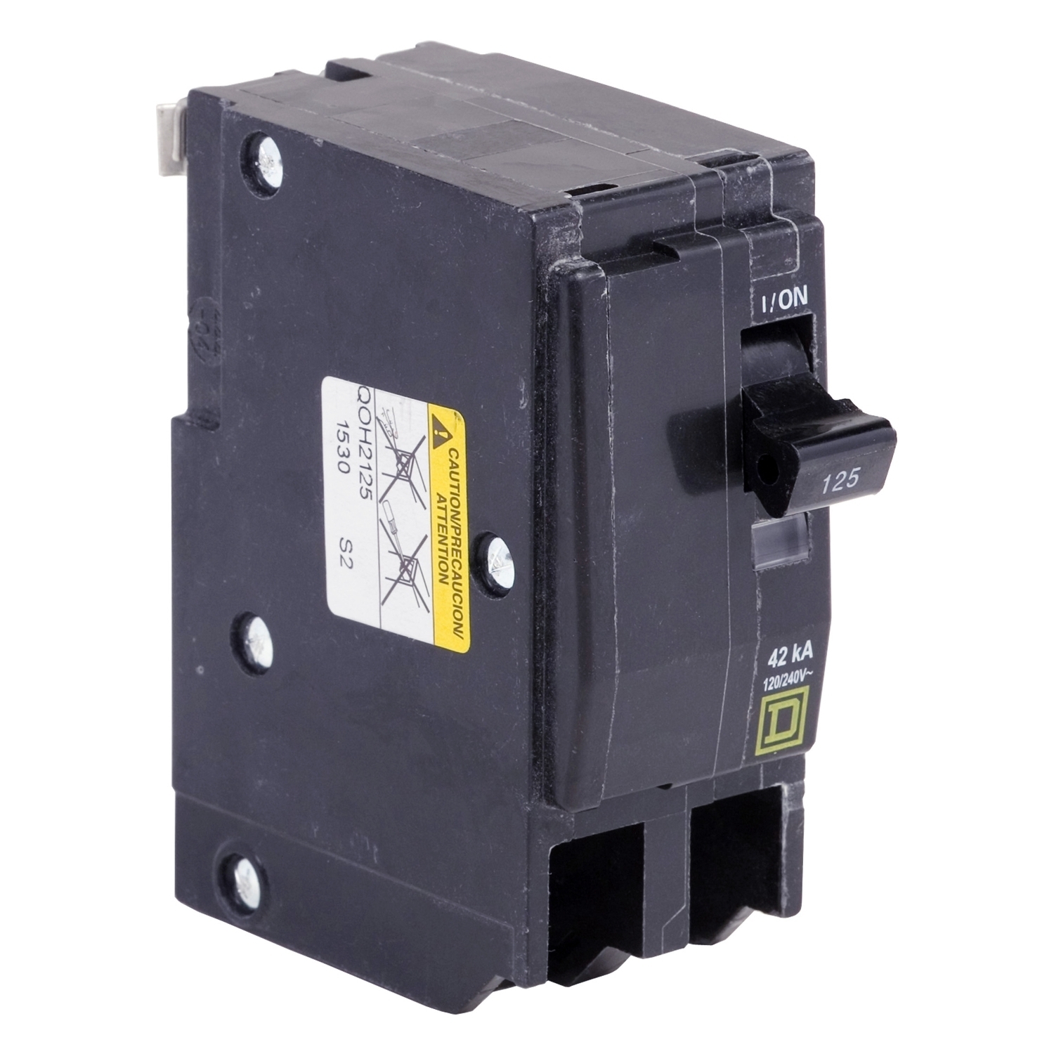 QO280H Miniature Circuit Breaker, 80 Amp, 2 Pole, 120/240V