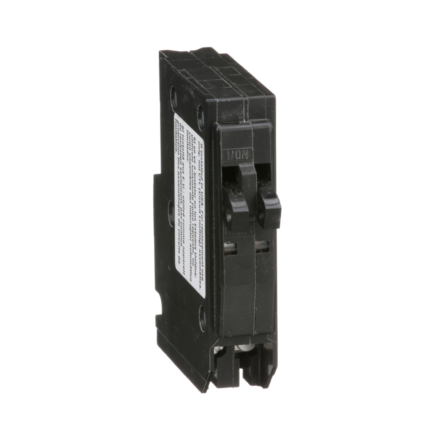 Tandem mini circuit breaker, QO, 1 x 1 pole at 20A, 1 x 1 pole at 30A, 120/240VAC, 10kA, plug in