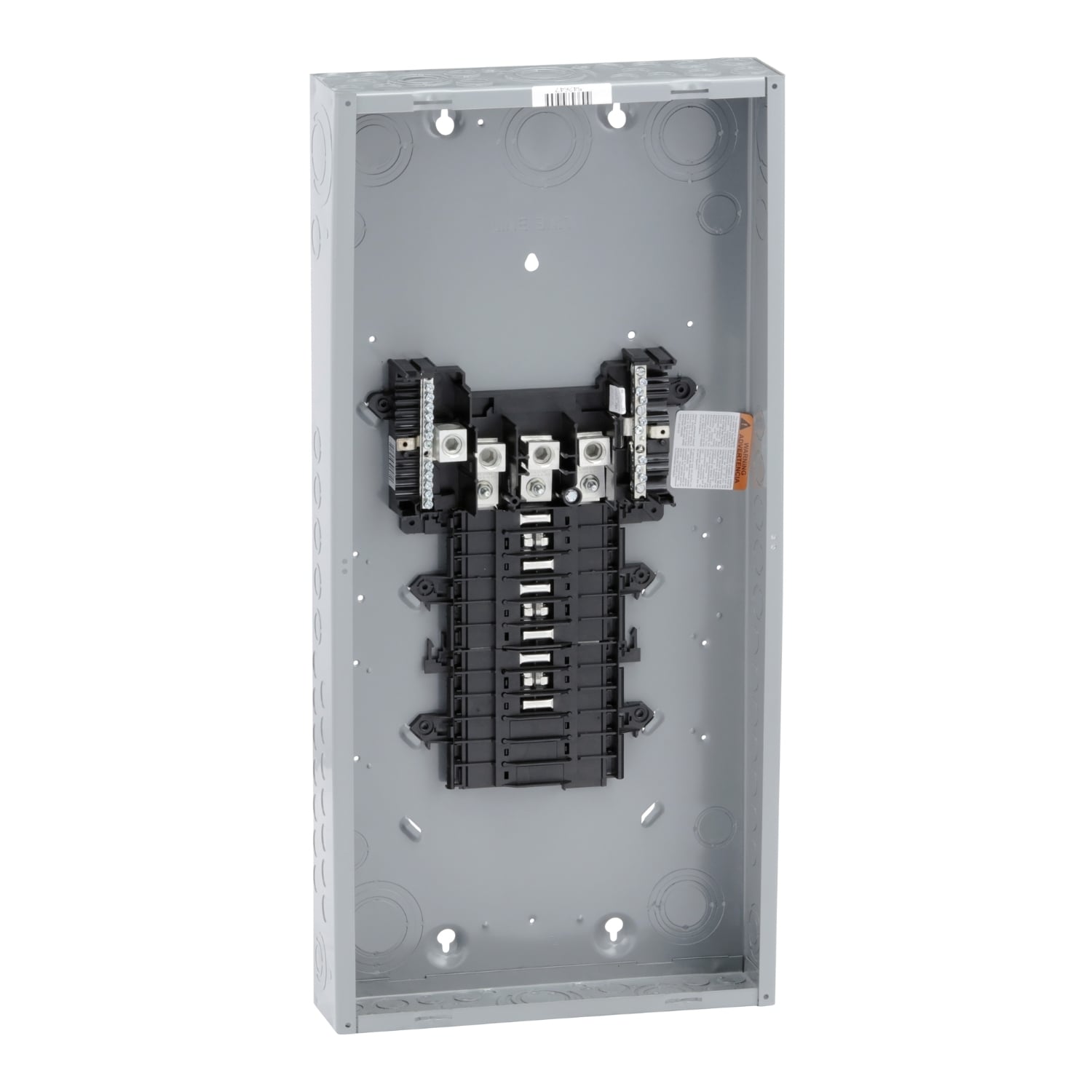 Load center, QO, 3 phase, 18 spaces, 18 circuits, 200A fixed main lugs, NEMA1, gnd bar