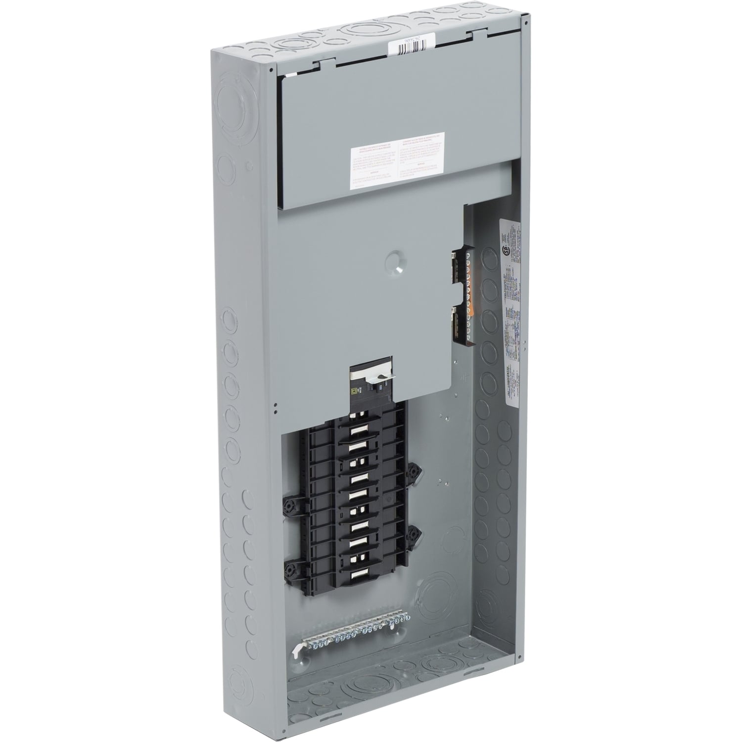 Load center, QO, 3 phase, 24 spaces, 24 circuits, 100A, convertible main breaker, NEMA1, CSA