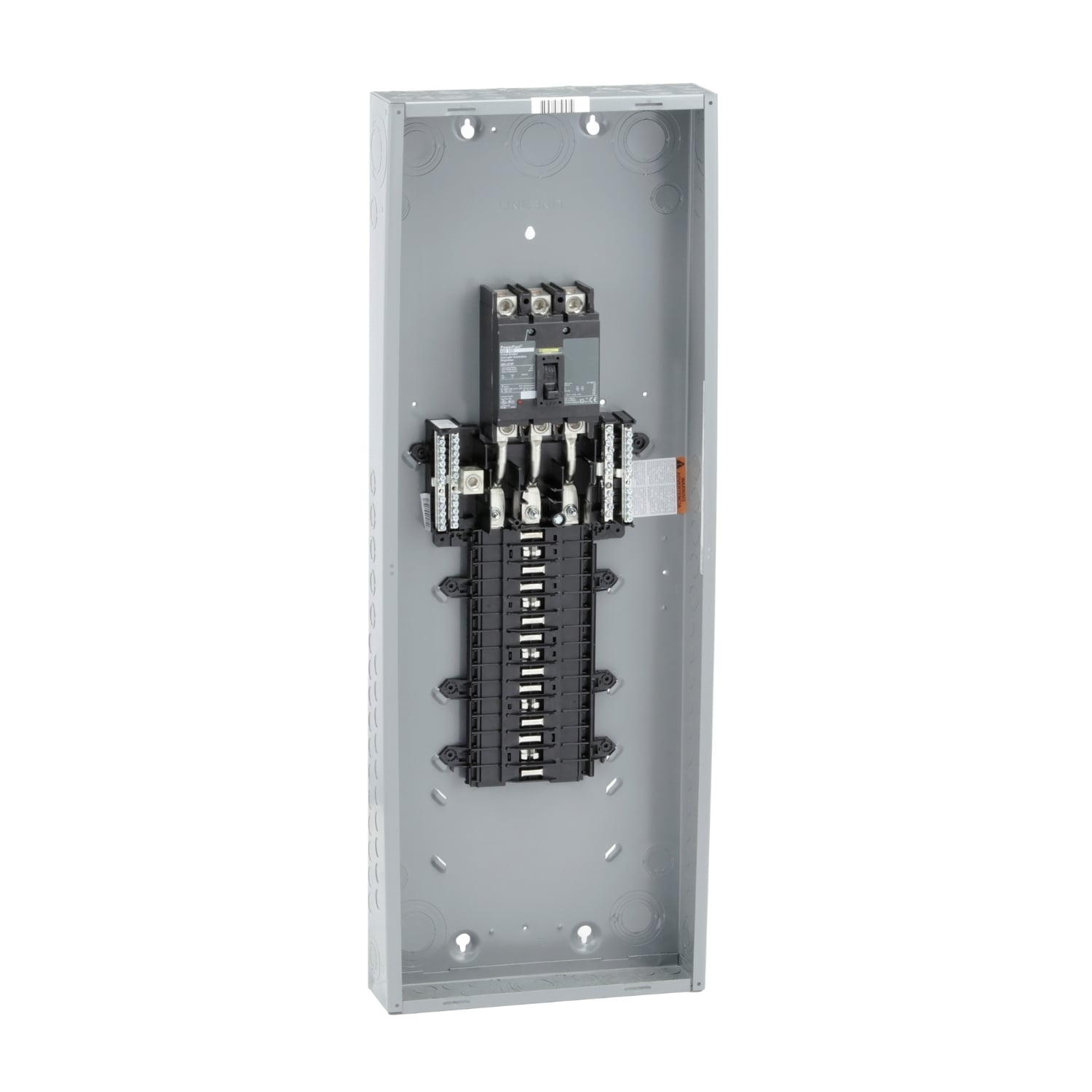 Load center, QO, 3 phase, 30 spaces, 30 circuits, 125A convertible main breaker, NEMA1, QDL