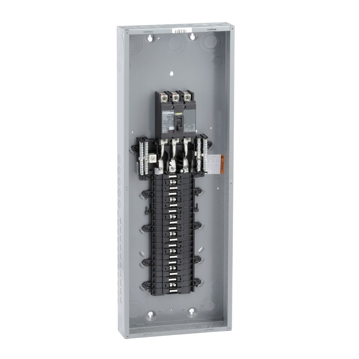 Load center, QO, 3 phase, 42 spaces, 42 circuits, 150A convertible main breaker, NEMA1, QDL