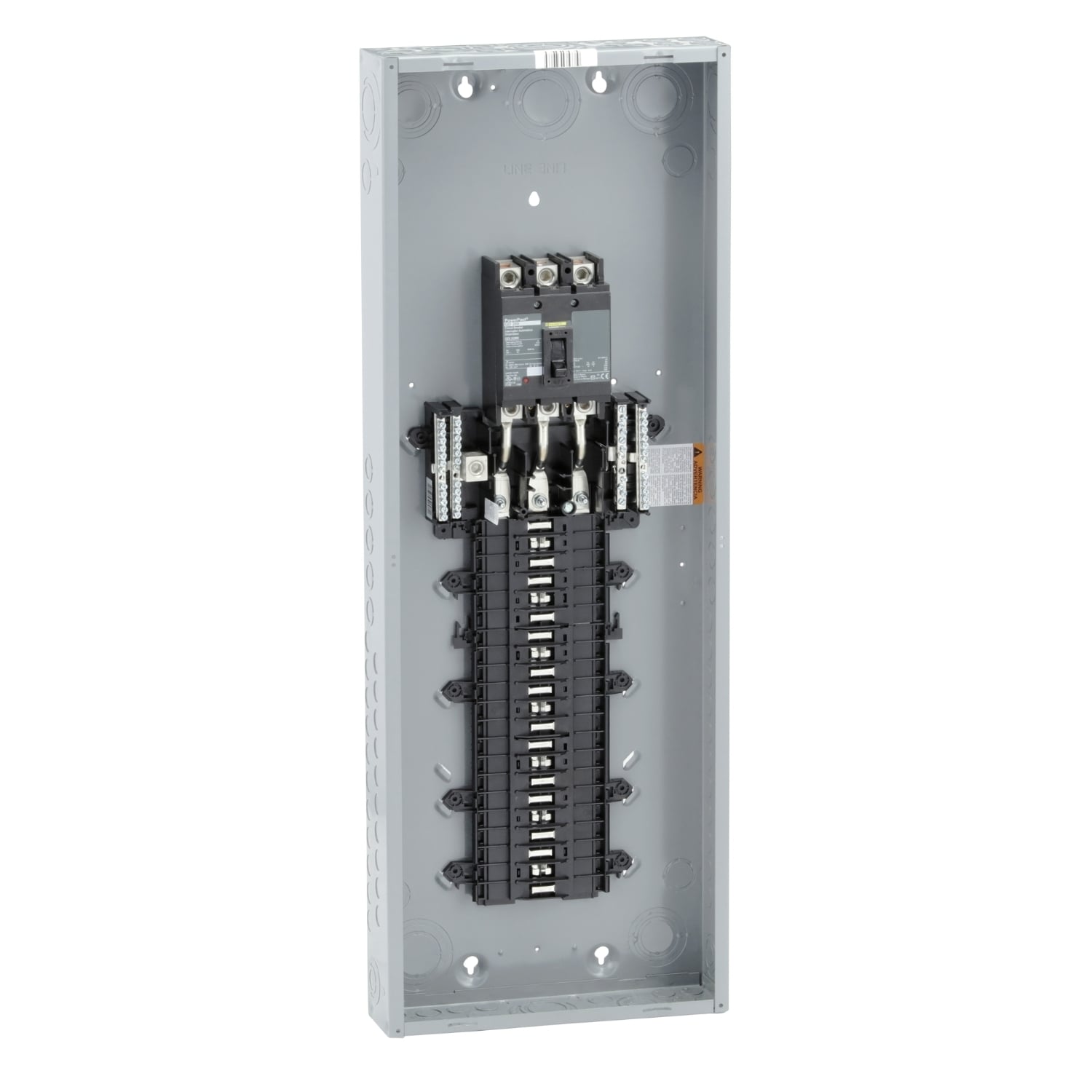 Load center, QO, 3 phase, 42 spaces, 42 circuits, 200A convertible main breaker, NEMA1, QDL