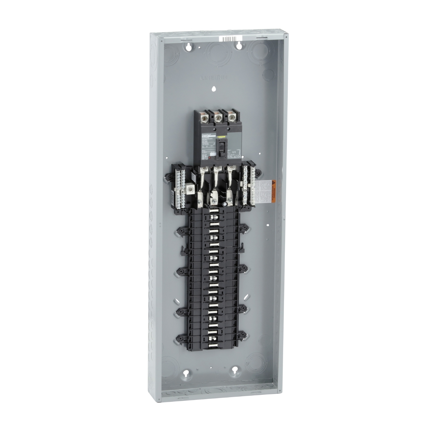 Load center, QO, 3 phase, 42 spaces, 42 circuits, 225A convertible main breaker, NEMA1, QDL