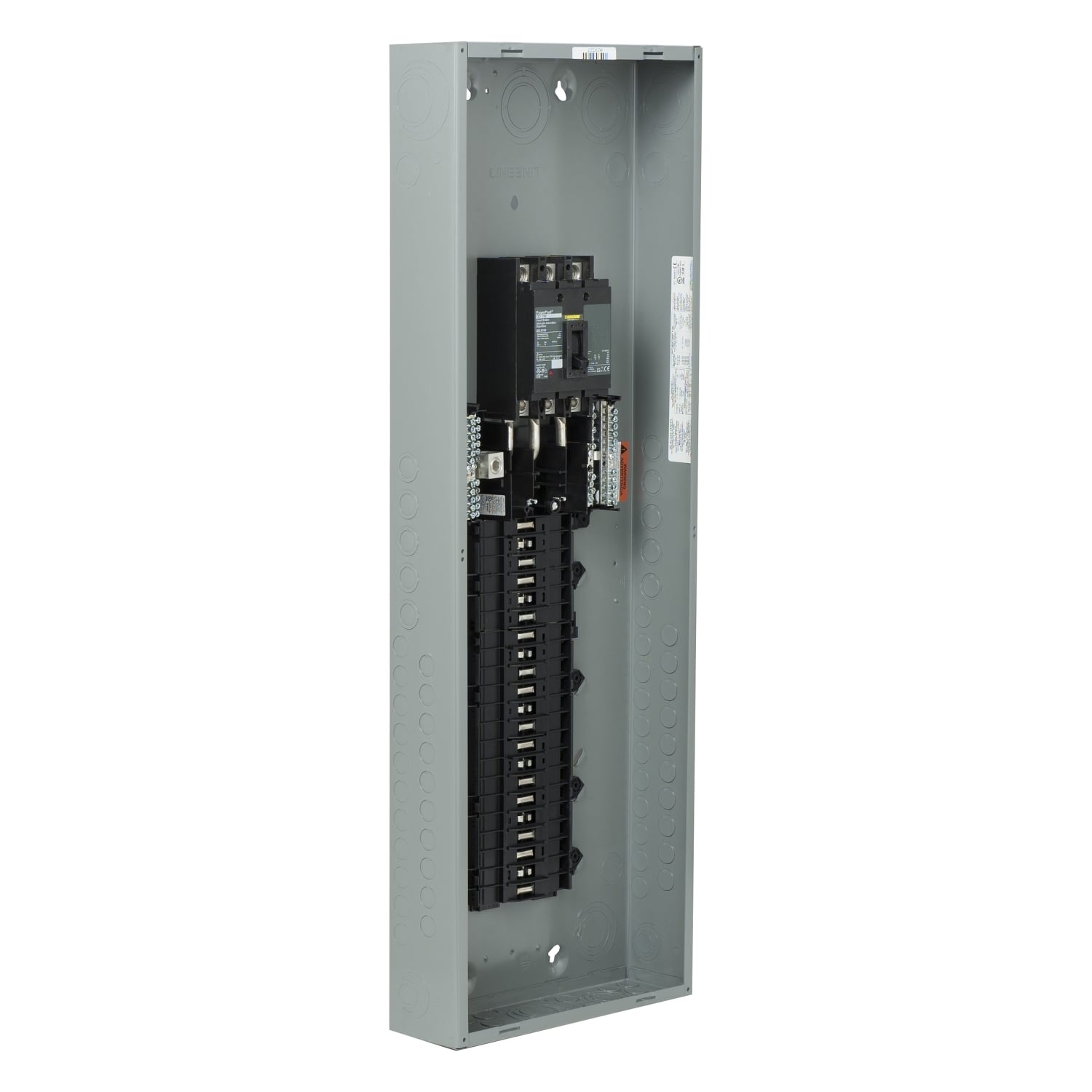 Load center, QO, 3 phase, 42 spaces, 42 circuits, 175A convertible main breaker, NEMA1, QDL