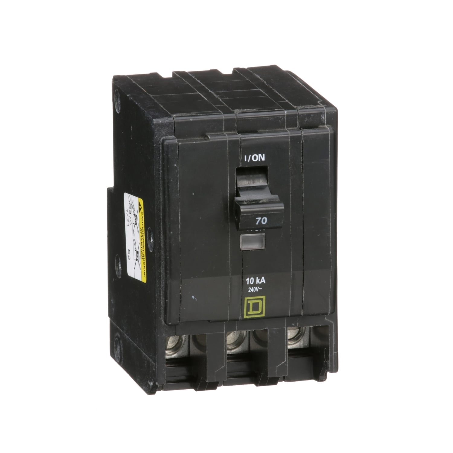 QO370 Miniature Circuit Breaker, 70 Amp, 3 Pole, 120/240V