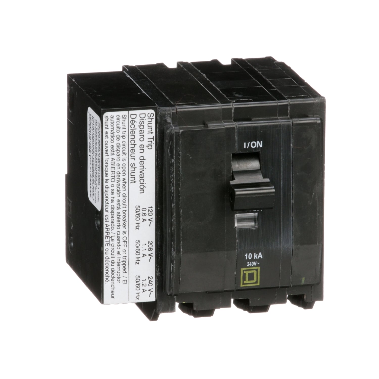 QO3801021 Miniature Circuit Breaker, 80 Amp, 3 Pole, 120/240V