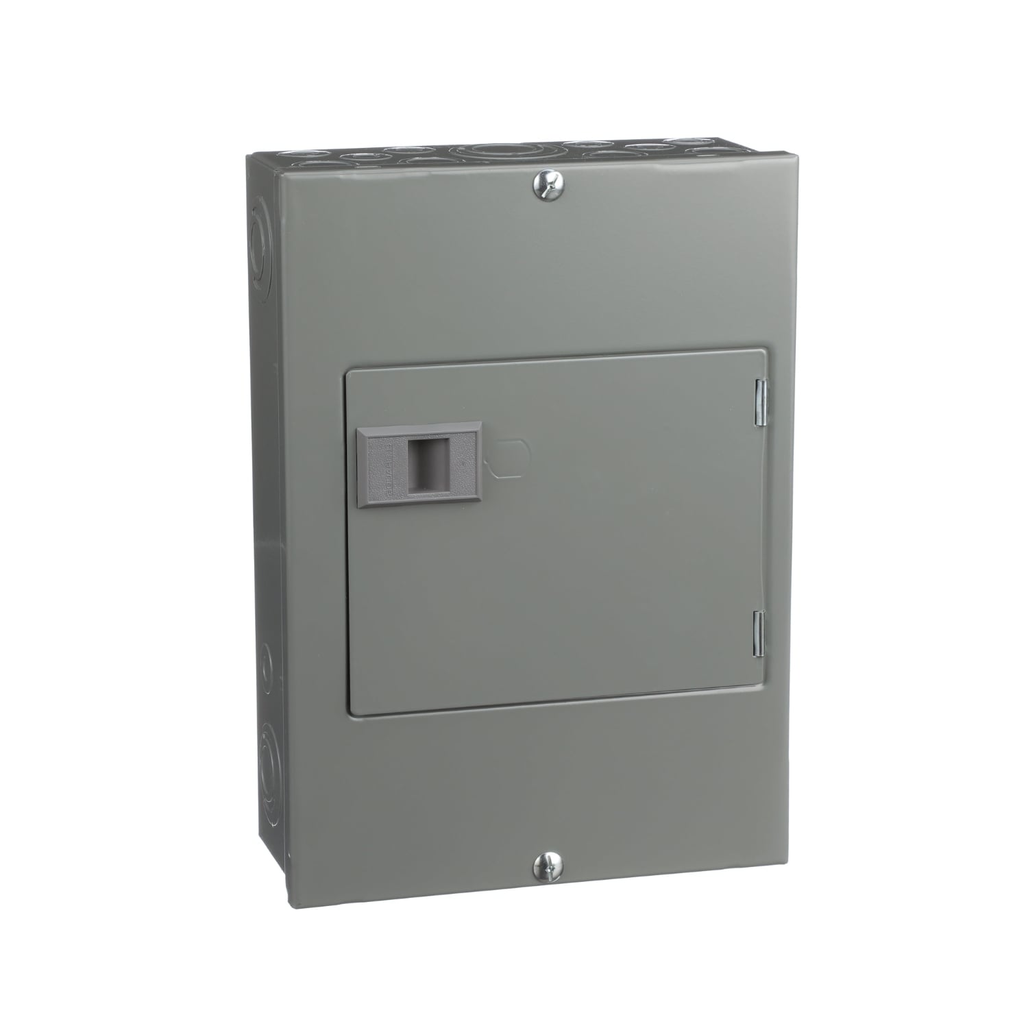 Generator panel, QO, 1 phase, 4 spaces, 8 circuits, 30A main breaker with interlock, NEMA1, surface cover door