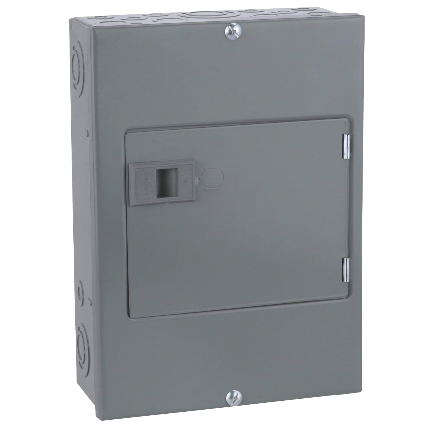 Fixed Main Lug Load Center; 100 Amp, 120/240 Volt AC, 1 Phase, 8 Space, 16 Circuit, 3-Wire, Surface With Door