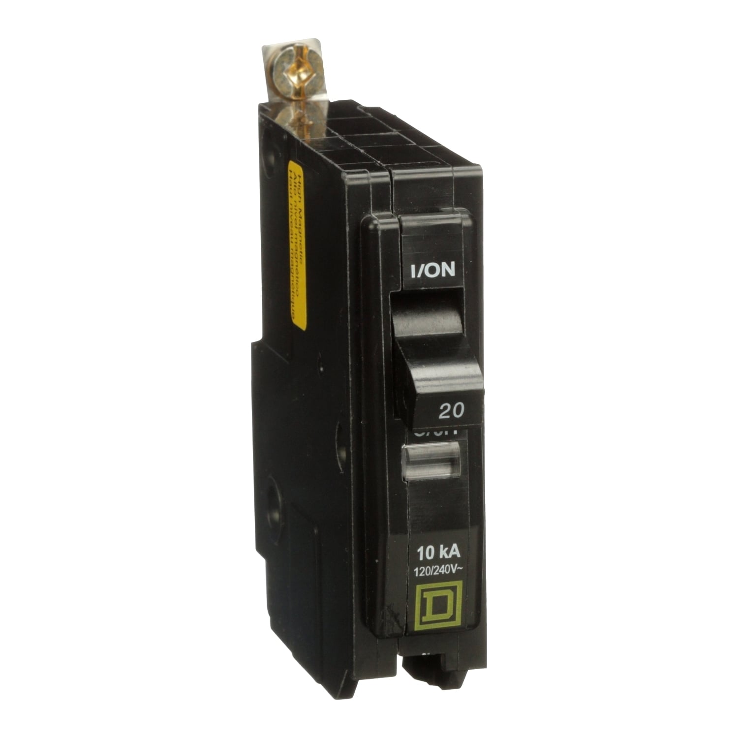 QOB120HM Miniature Circuit Breaker, 20 Amp, 1 Pole, 120/240V