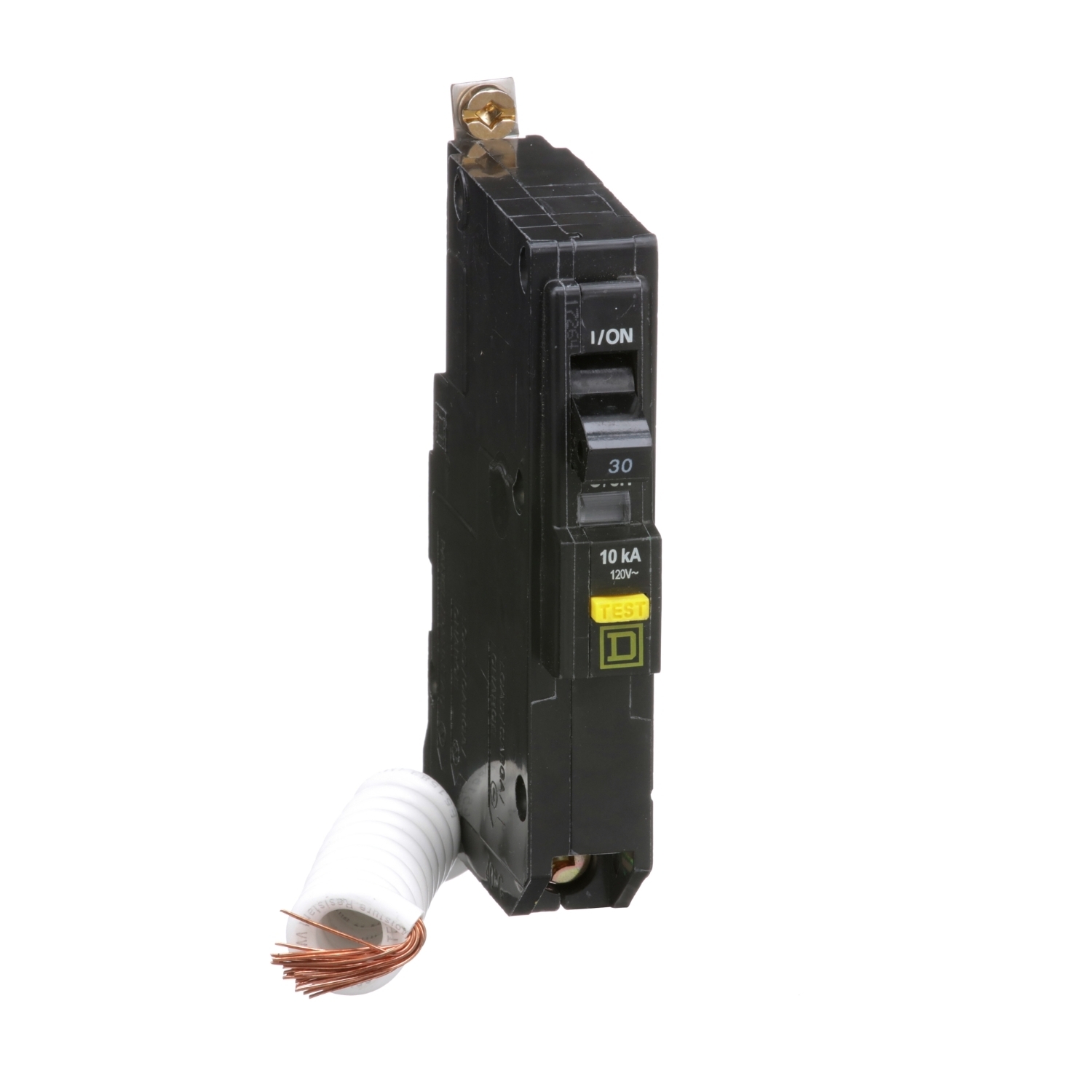 QOB130GFI Miniature Circuit Breaker, 30 Amp, 1 Pole, 120V