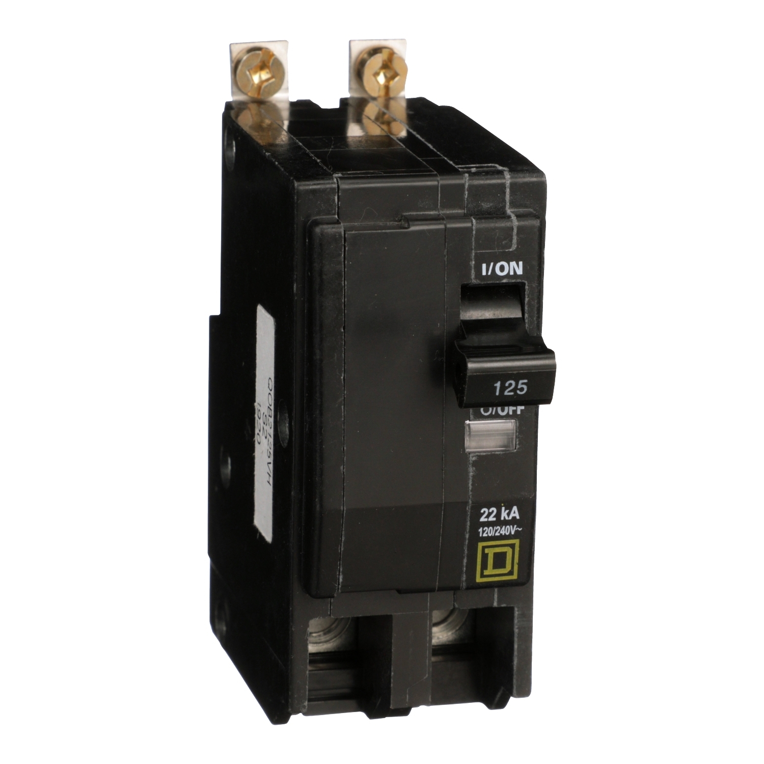 QOB2125VH Miniature Circuit Breaker, 125 Amp, 2 Pole, 120/240V