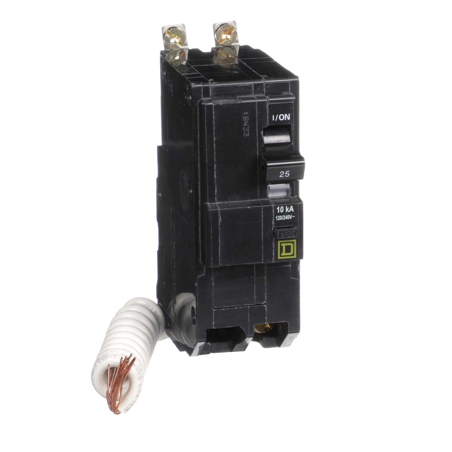 QOB225EPD Miniature Circuit Breaker, 25 Amp, 2 Pole, 120/240V