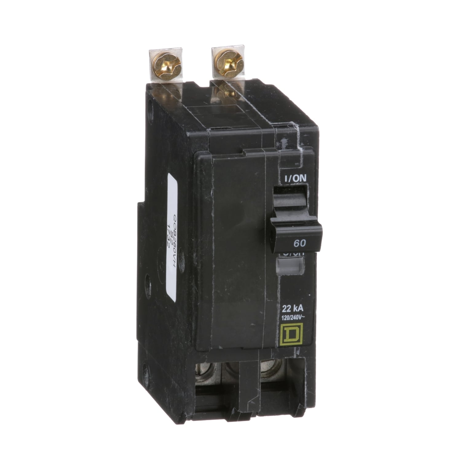 QOB260VH Miniature Circuit Breaker, 60 Amp, 2 Pole, 120/240V