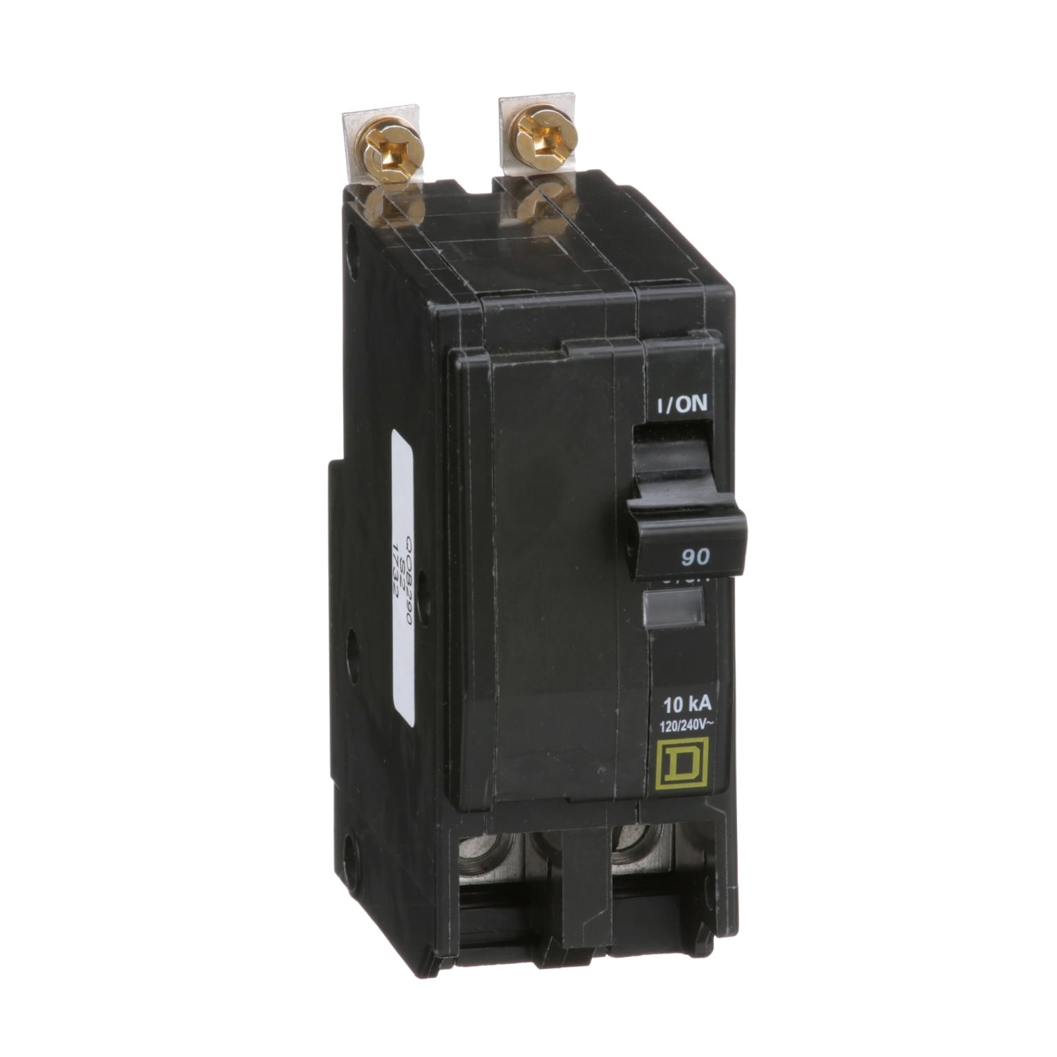 QOB290 Miniature Circuit Breaker, 90 Amp, 2 Pole, 120/240V